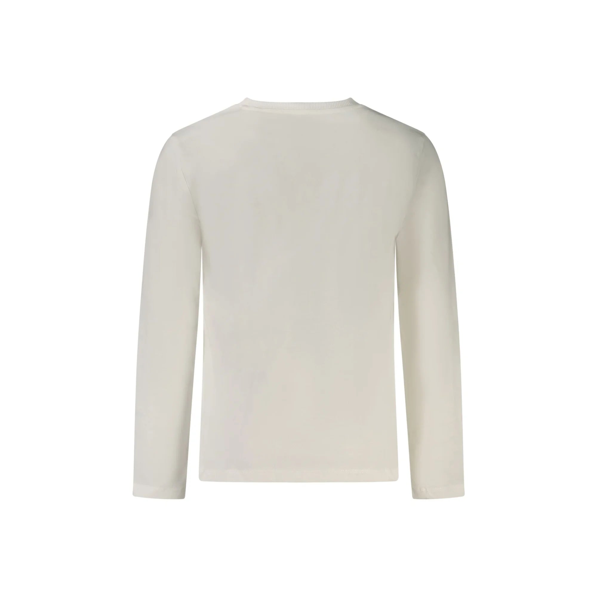 GUESS JEANS T-SHIRT MANICHE LUNGHE BAMBINO BIANCO