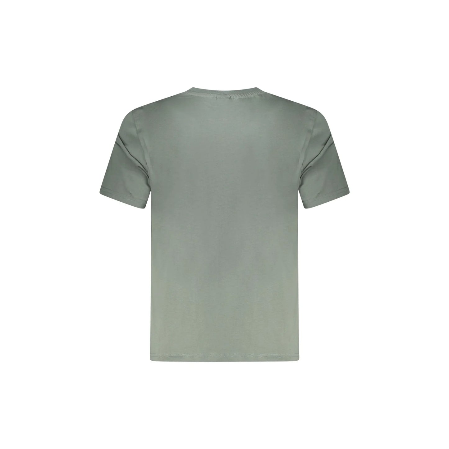 North Sails T-Shirt Maniche Corte Uomo Verde Stampa Logo - vista 2