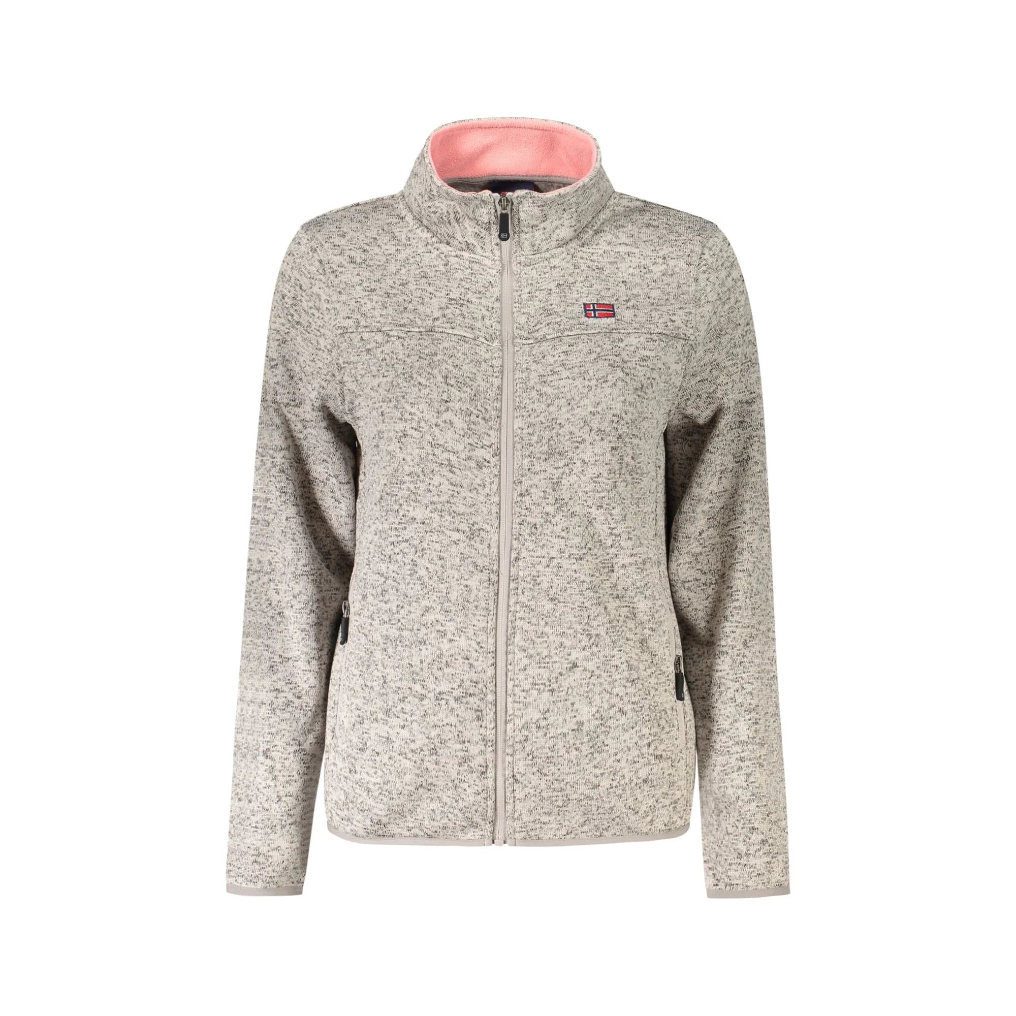 NORWAY 1963 FELPA CON ZIP DONNA BEIGE