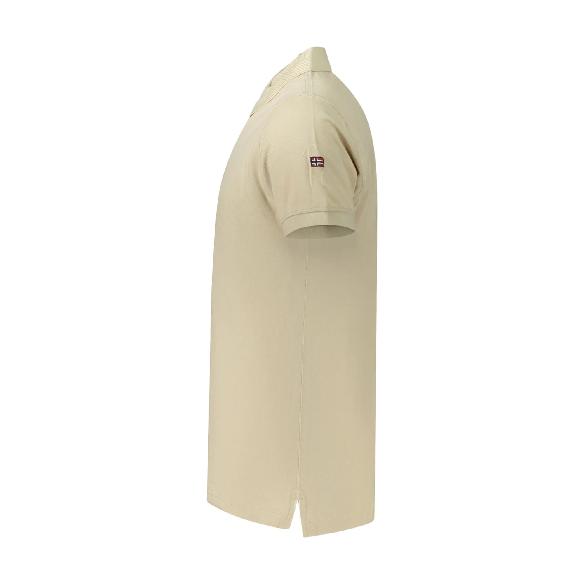 NORWAY 1963 POLO MANICHE CORTE UOMO BEIGE