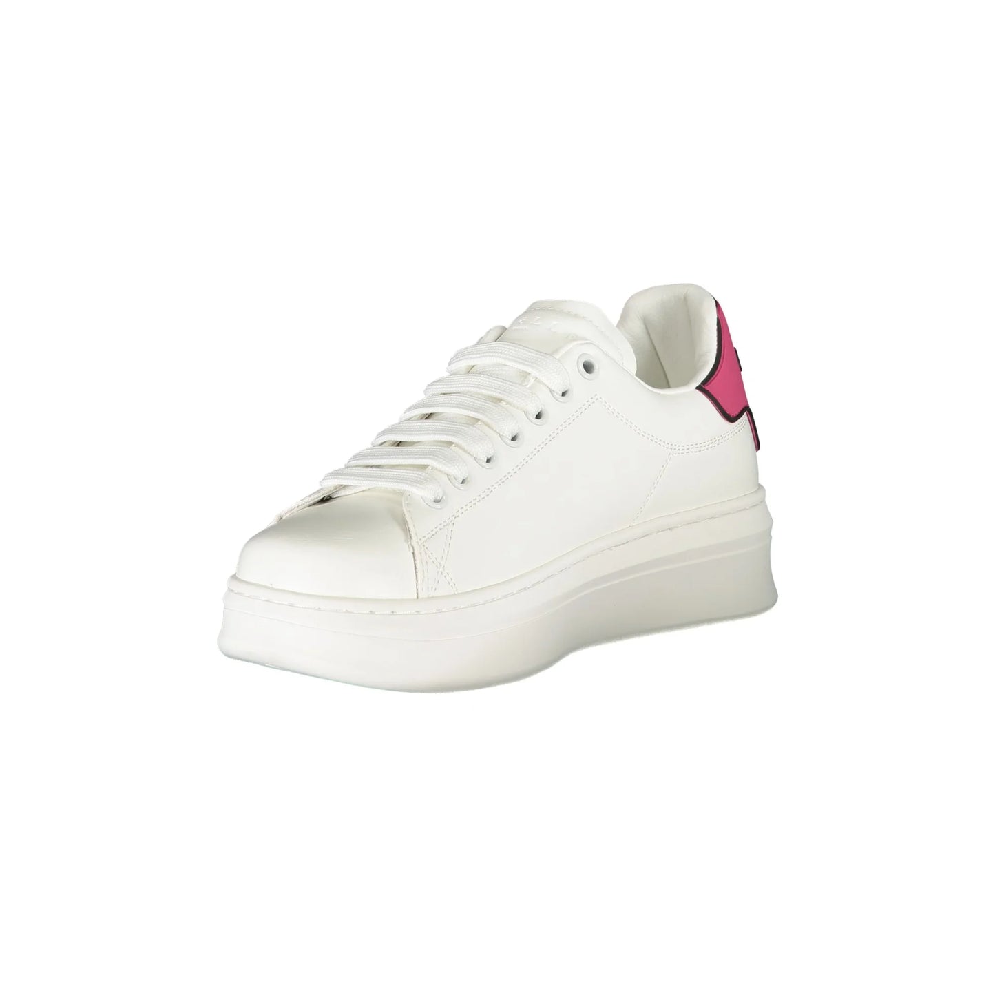GAELLE PARIS Scarpe Sneakers Donna Rosa con Dettagli a Contrasto - vista 3