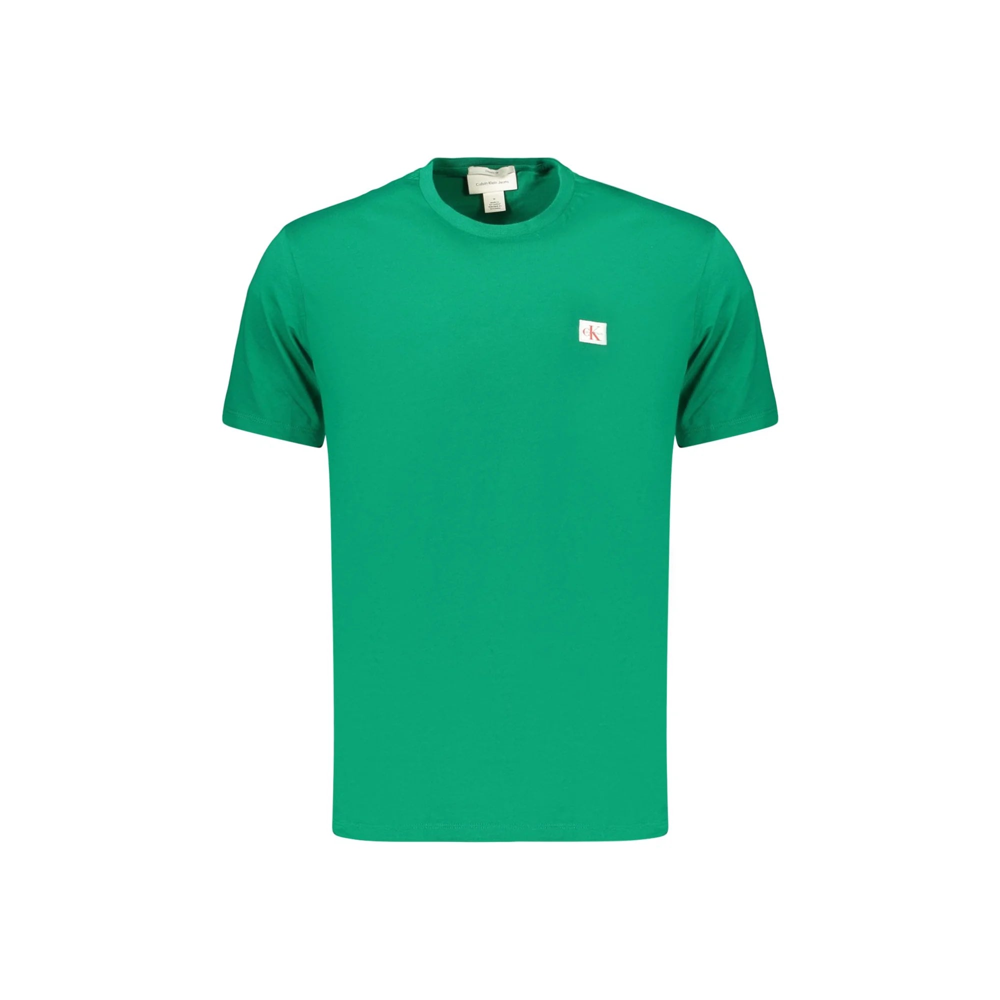 CALVIN KLEIN T-SHIRT MANICHE CORTE UOMO VERDE