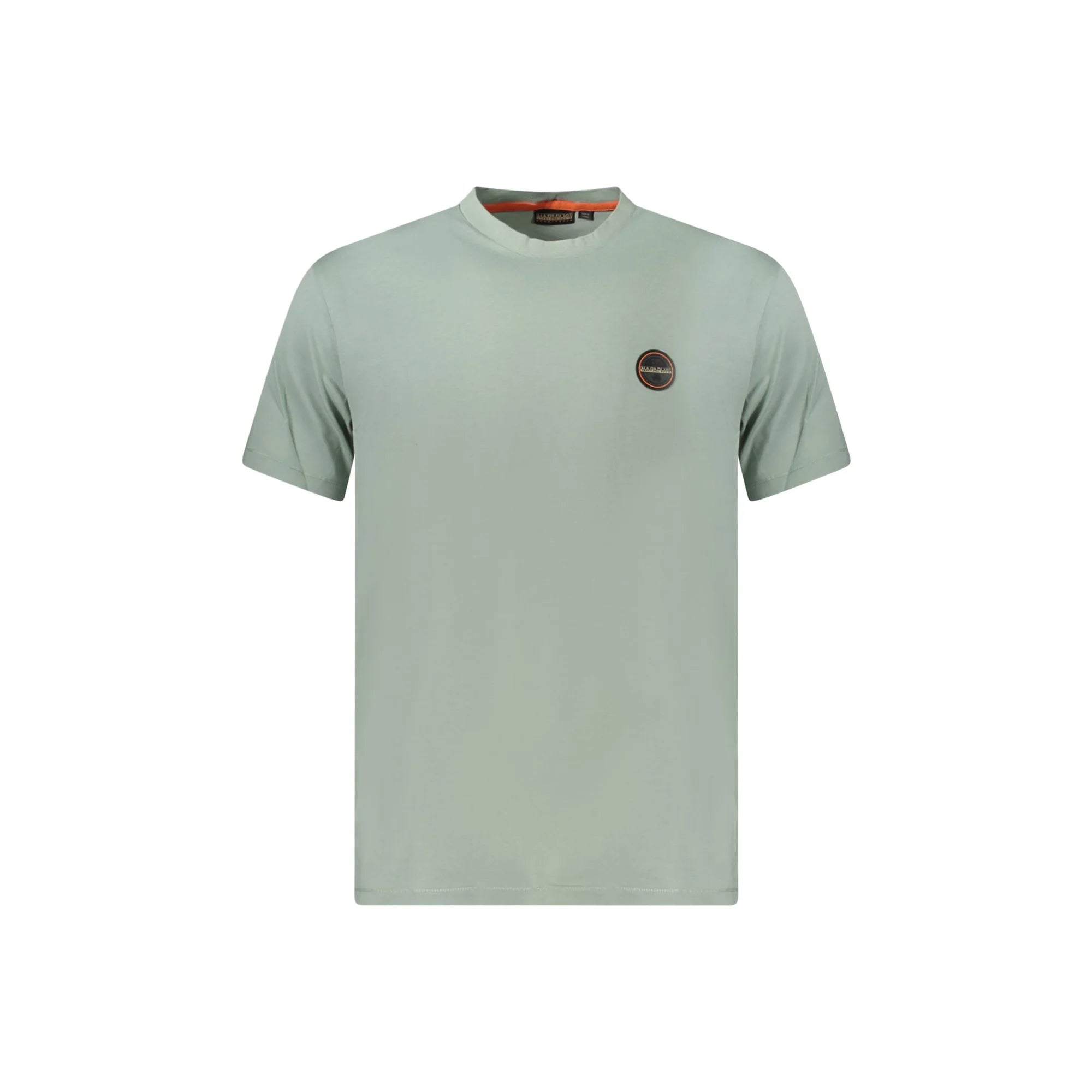 Napapijri T-Shirt Maniche Corte Uomo Verde Stampa Logo - foto prodotto