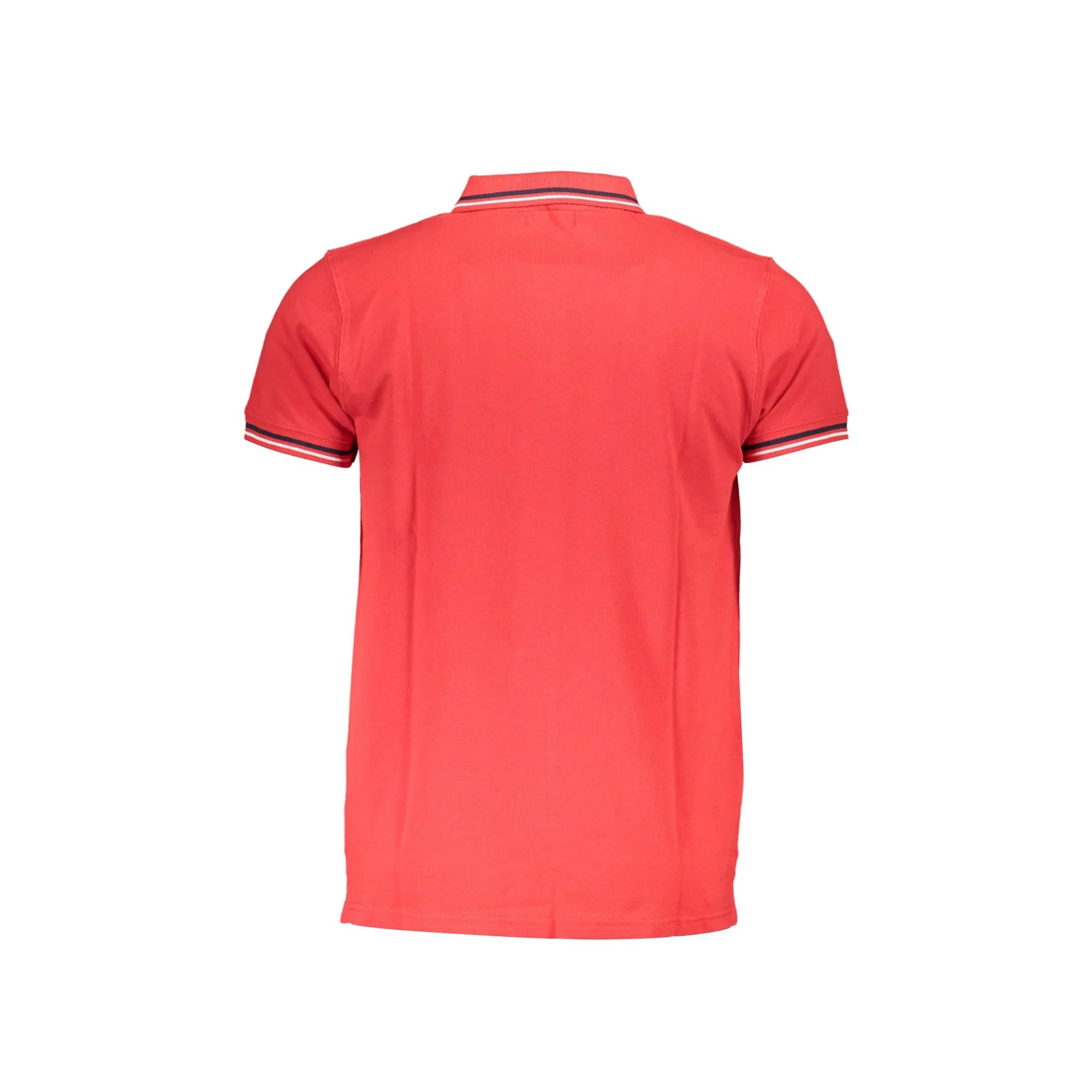Cavalli Class Polo Maniche Corte Uomo Rossa Stampa Logo rosso - vista 2