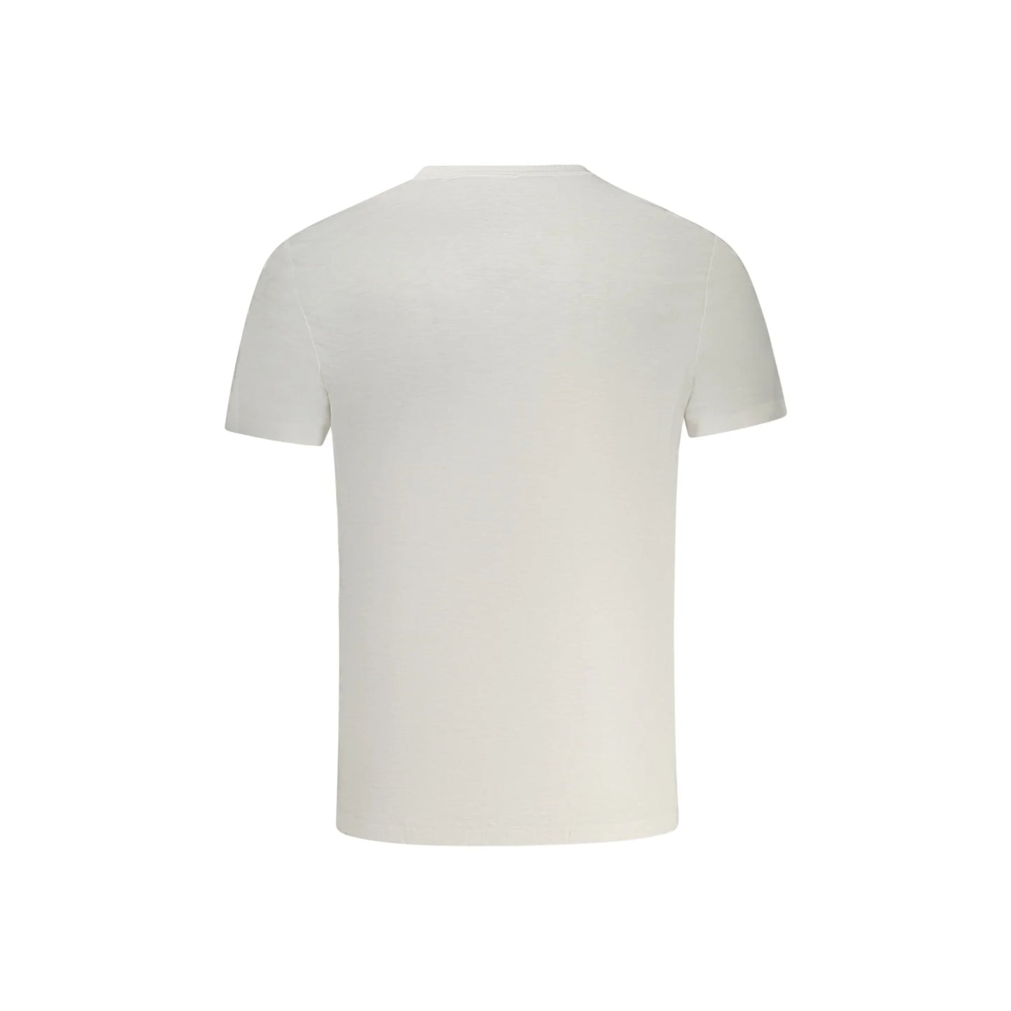 Guess Jeans T-Shirt Maniche Corte Uomo Bianca Ricamo bianco - vista 2