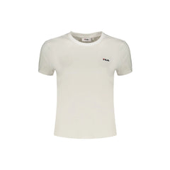Fila Short Sleeve T-Shirt Women White Embroidery