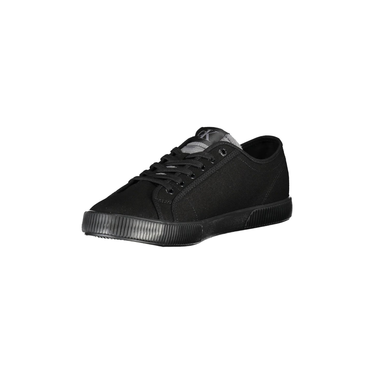 CALVIN KLEIN Scarpe Sportive Uomo Nere con Stampa e Dettagli Sneakers nero - vista 3