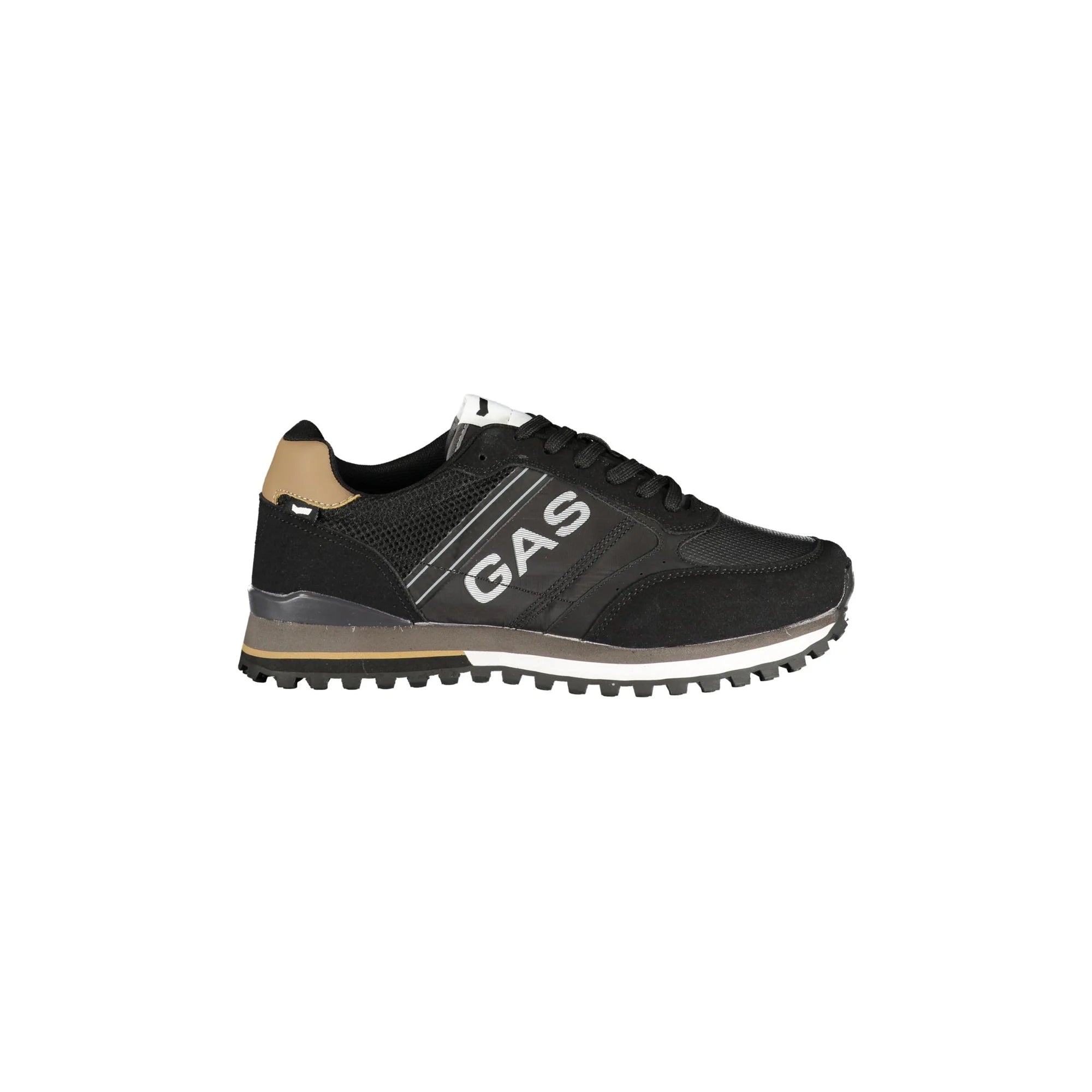 Gas Sneakers Uomo Nere Stampa Nero - foto prodotto