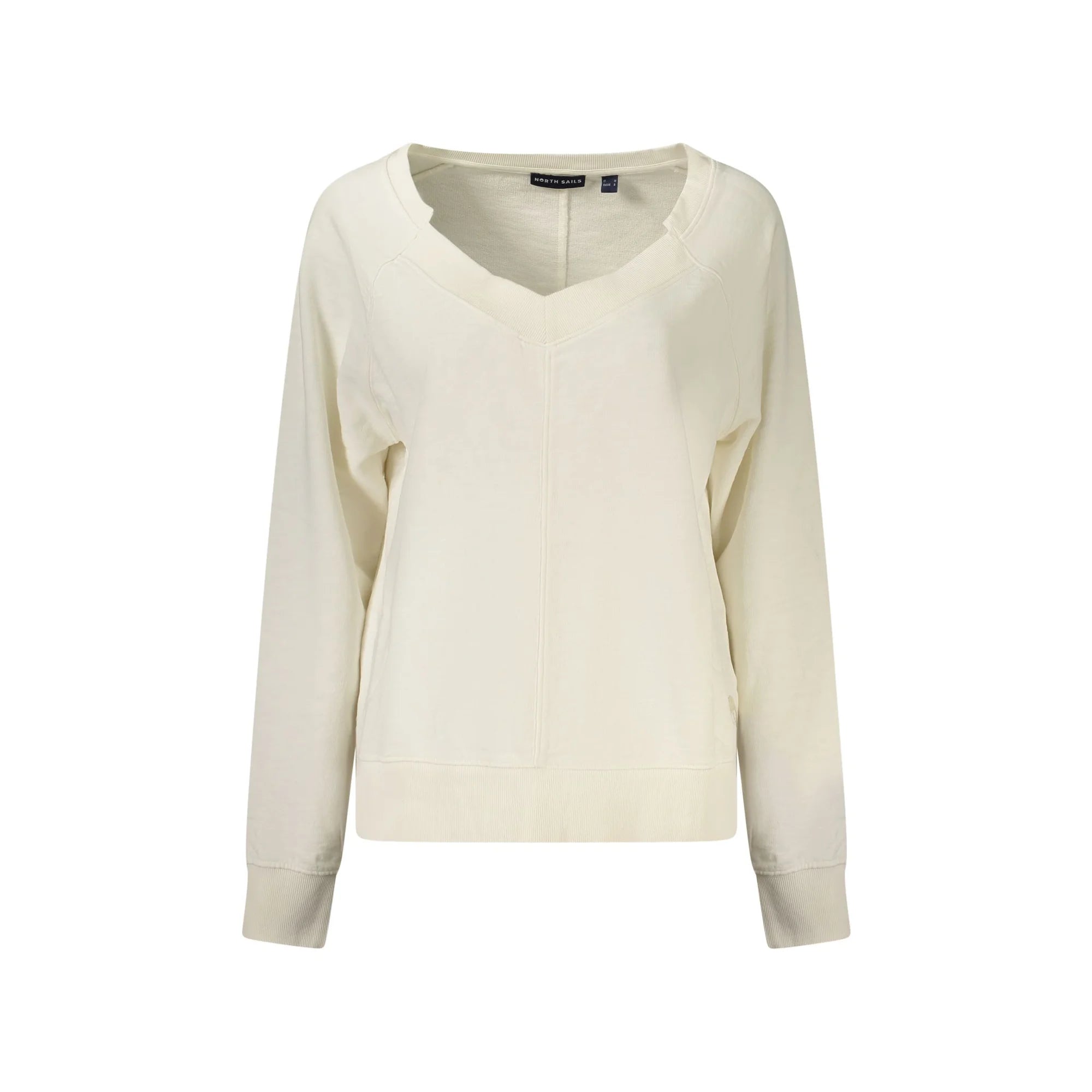 NORTH SAILS FELPA SENZA ZIP DONNA BIANCO