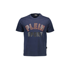 PLEIN SPORT T-Shirt Μανίκια Κοντά Ανδρική Μπλε Λογότυπο