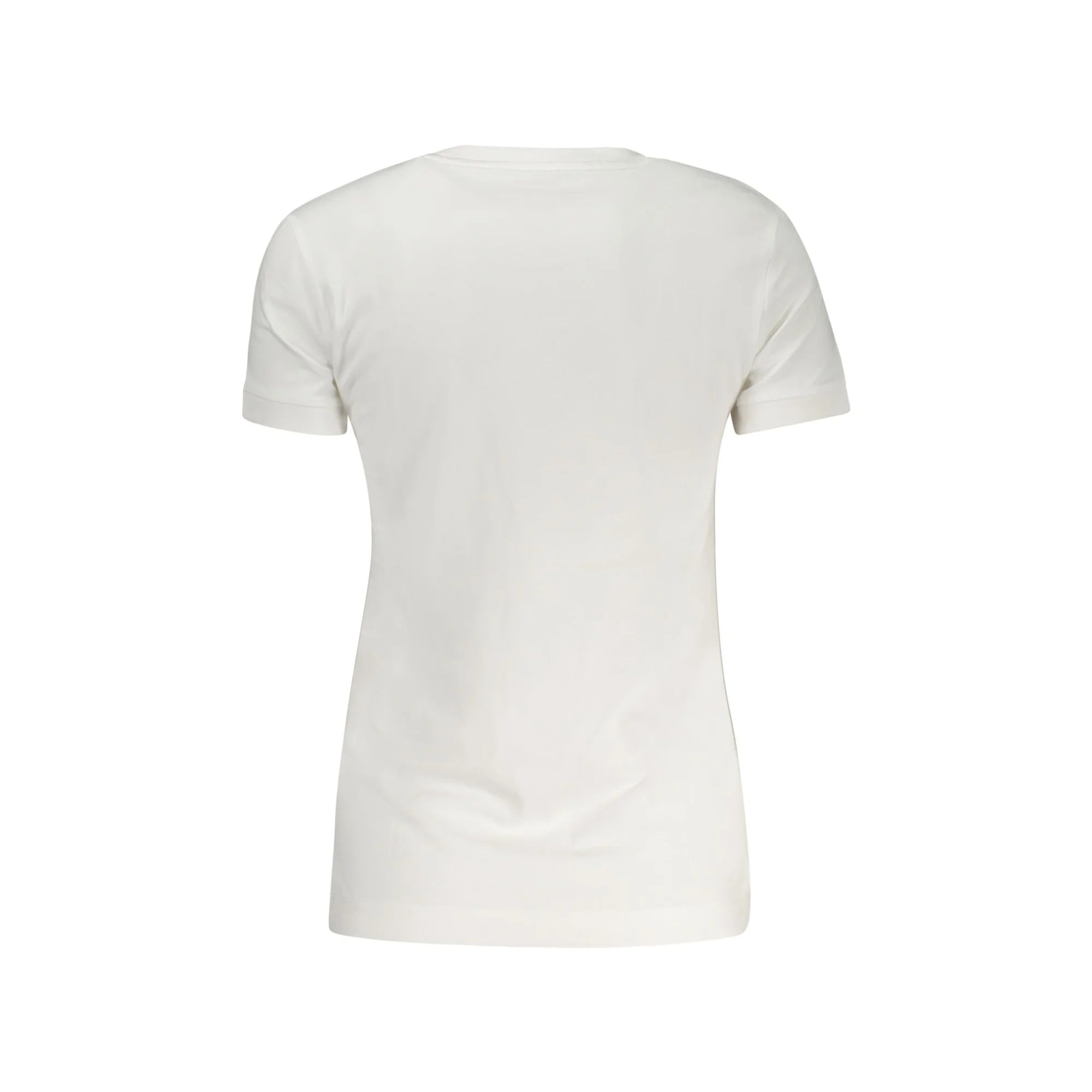 GUESS JEANS T-SHIRT MANICHE CORTE DONNA BIANCO