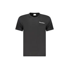 Superga Férfi Rövid Ujjú Póló Fekete Logó Nyomattal