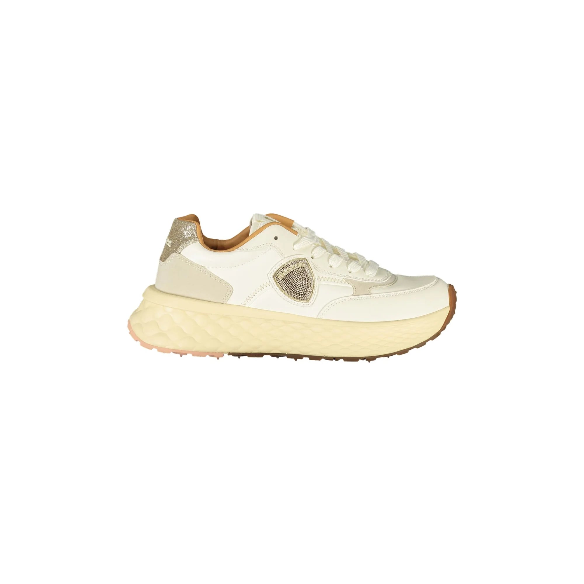 Blauer Sneakers donna Beige