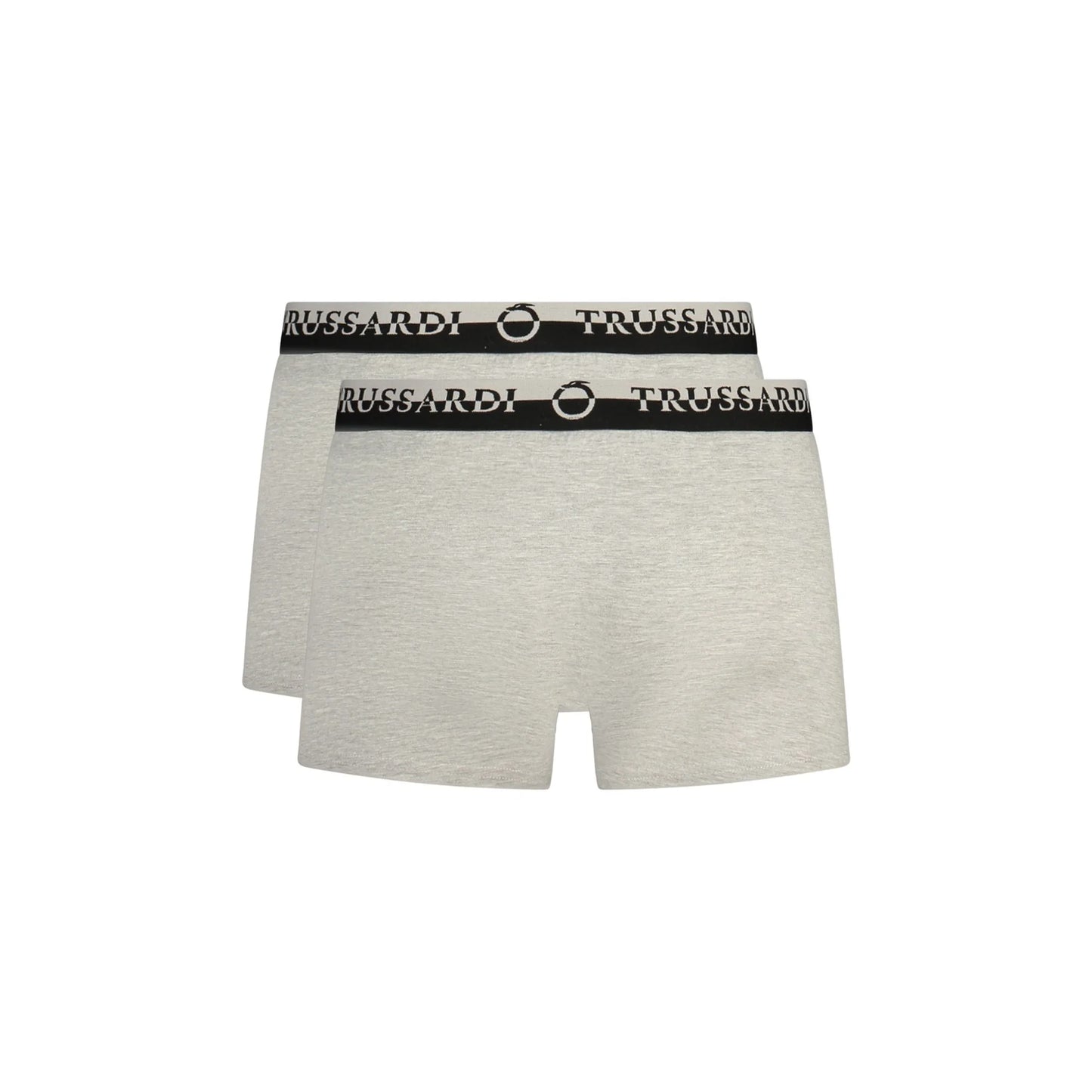 Trussardi Boxer Uomo Grigio Stampa Logo Intimo - vista 2