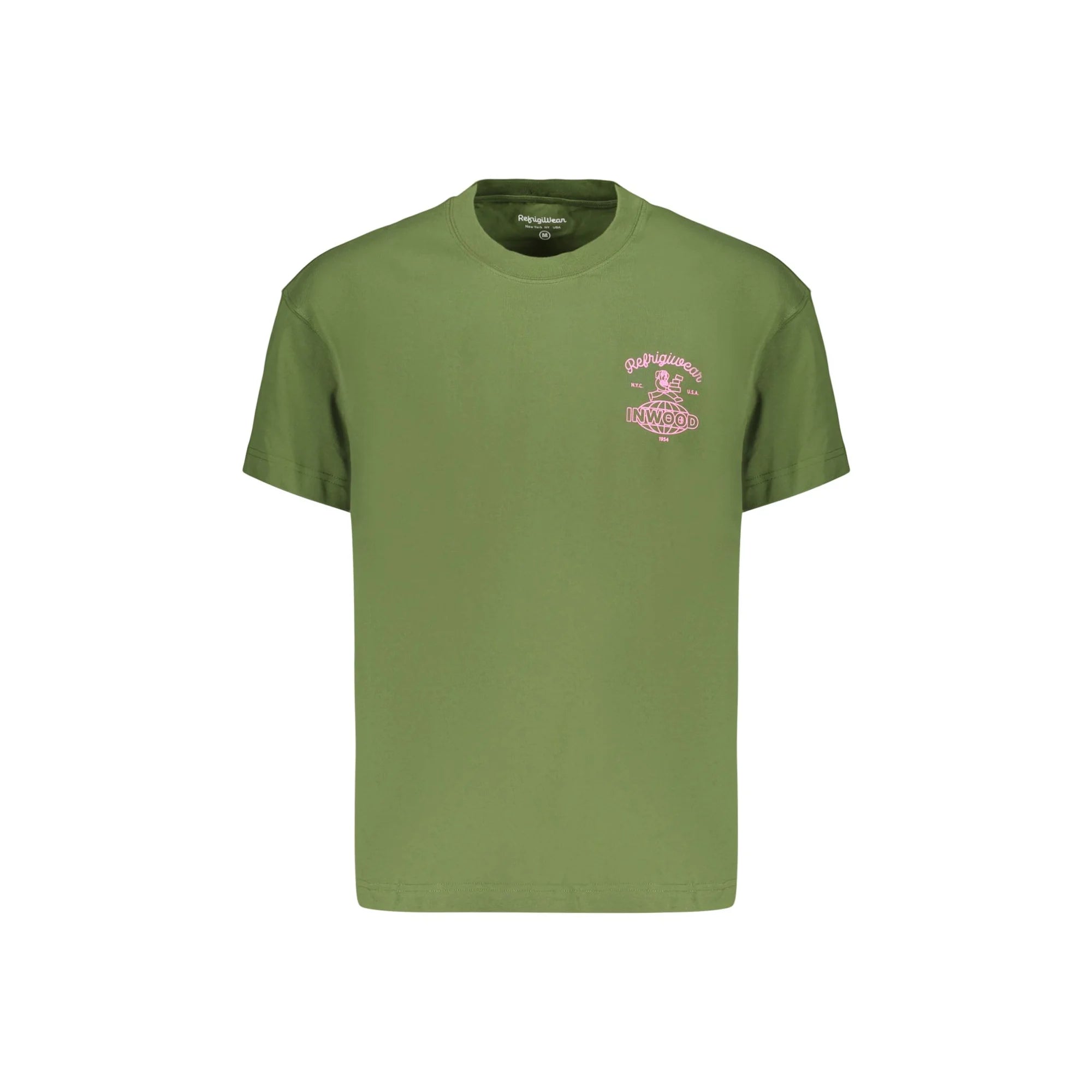 REFRIGIWEAR T-SHIRT MANICHE CORTE UOMO VERDE