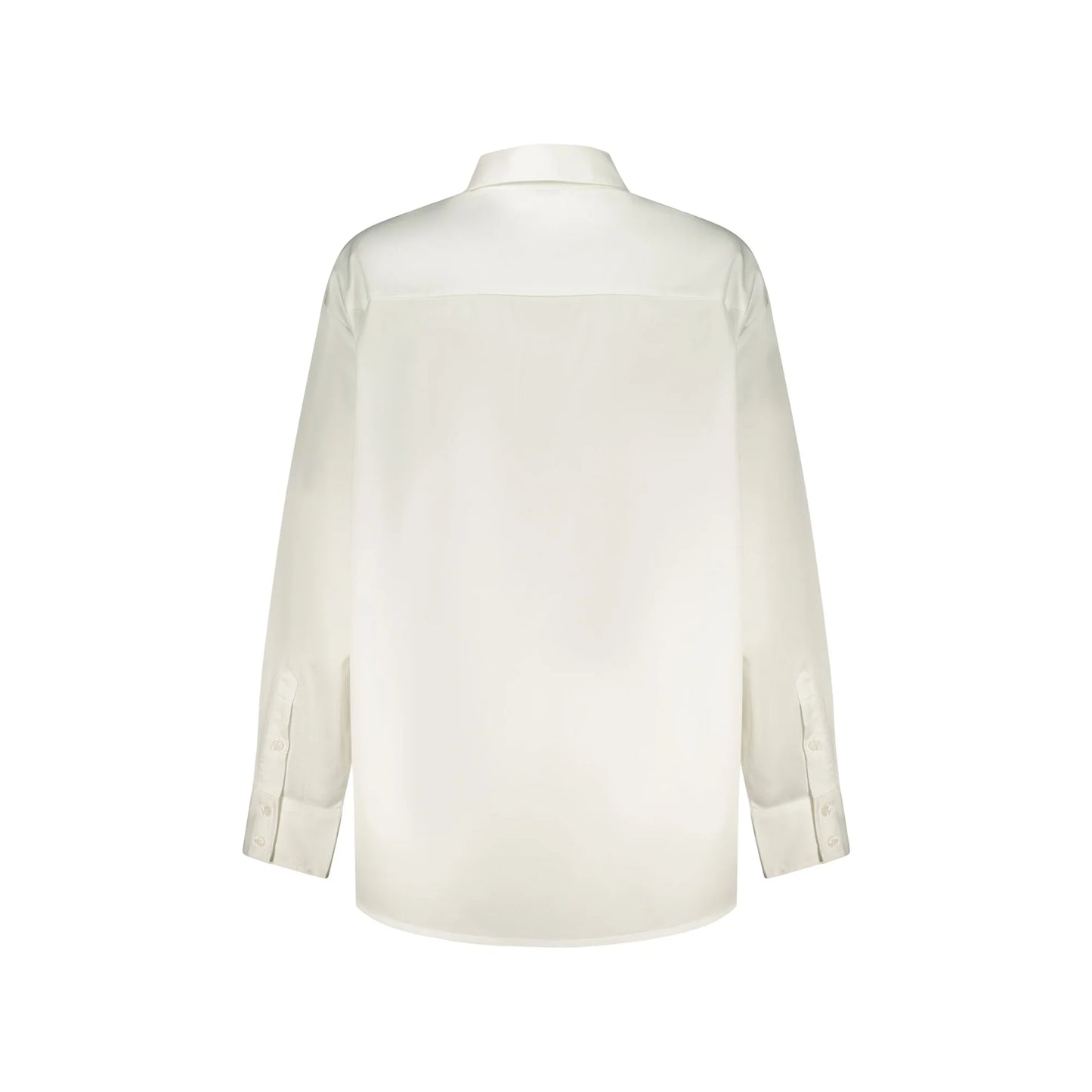 Guess Jeans Camicia Maniche Lunghe Donna Bianca Ricamo Camicie bianco - vista 2