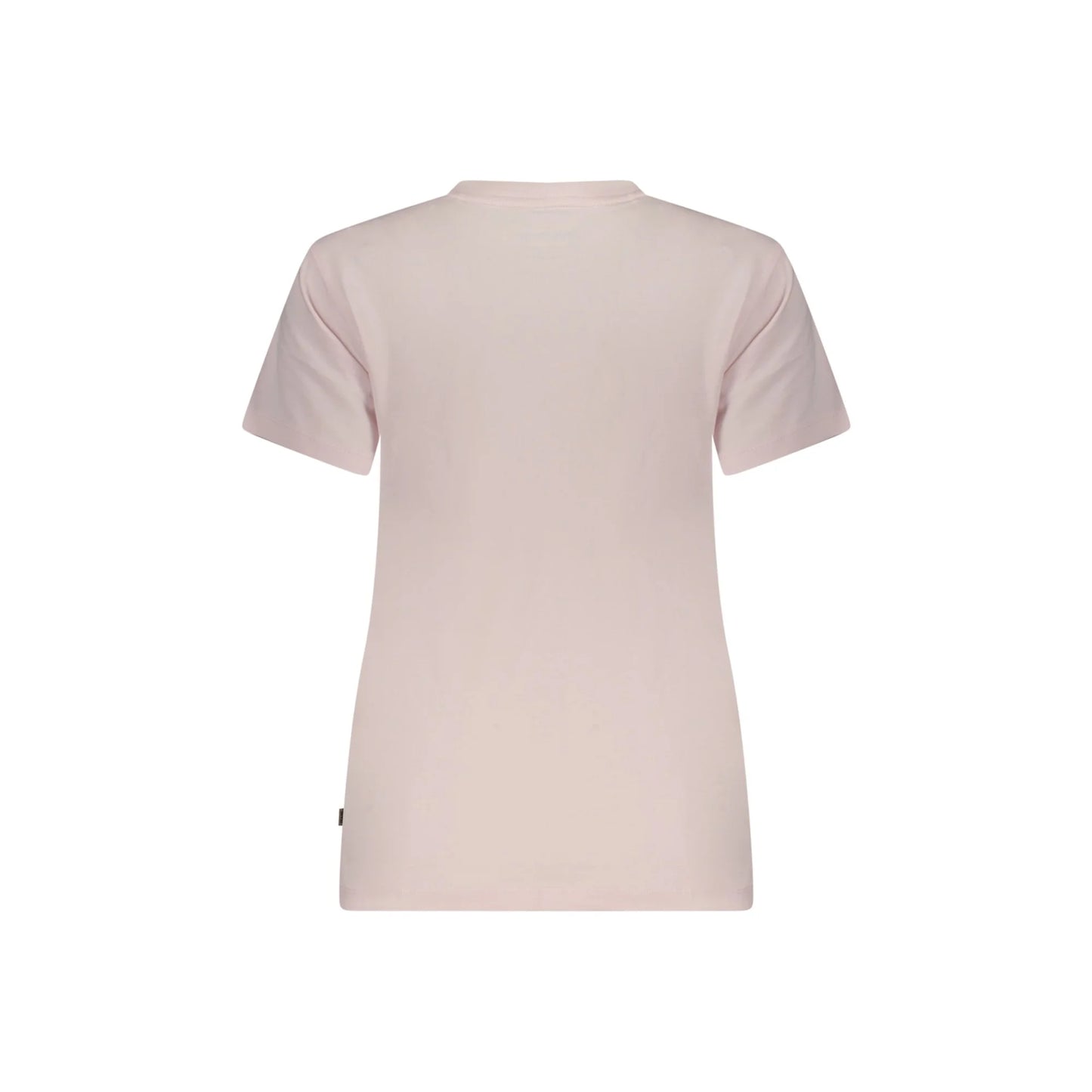 GUESS JEANS T-SHIRT MANICHE CORTE DONNA ROSA