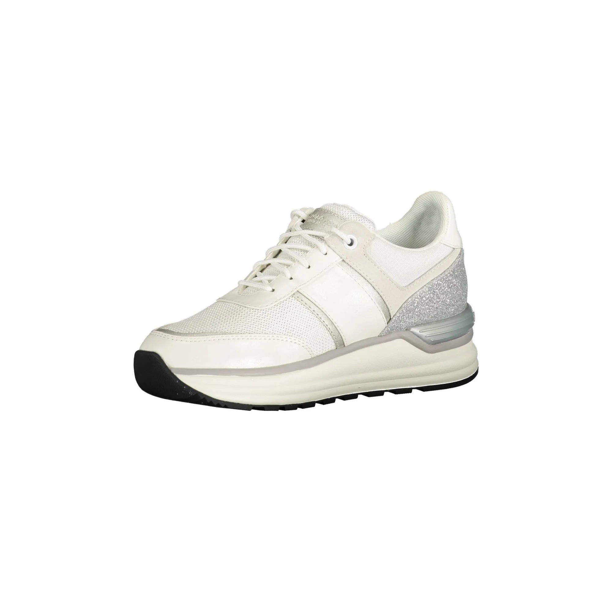 U.S. POLO ASSN. Scarpe Sneakers Donna Bianche con Lacci e Logo bianco - vista 3
