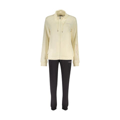 Freddy Sweatshirt Manches Longues avec Fermeture Éclair Femme Beige