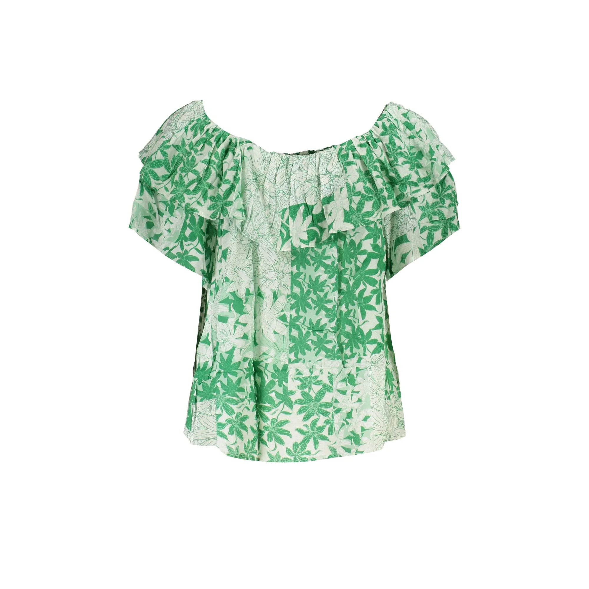 DESIGUAL T-SHIRT MANICHE CORTE DONNA VERDE