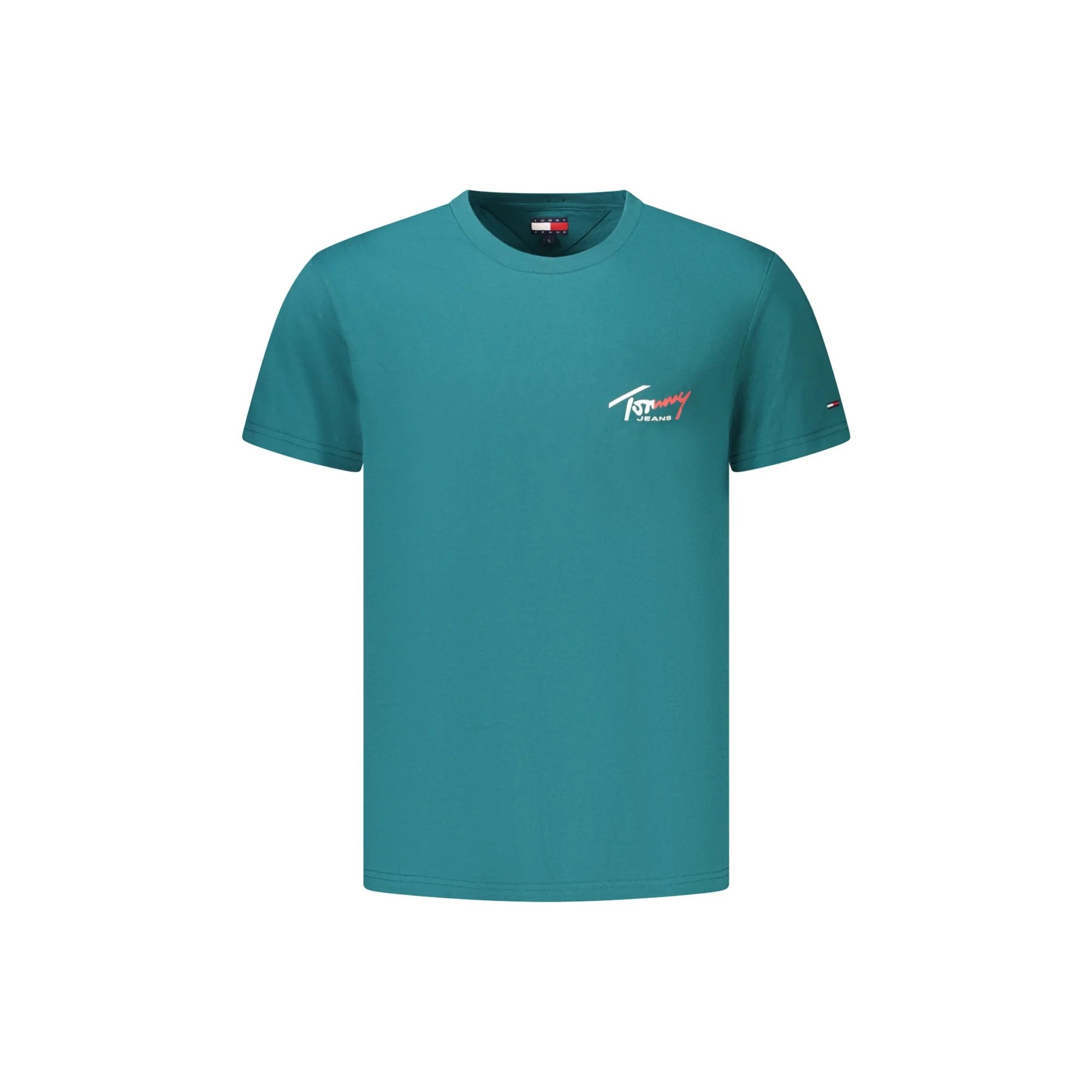 TOMMY HILFIGER T-SHIRT MANICHE CORTE UOMO VERDE
