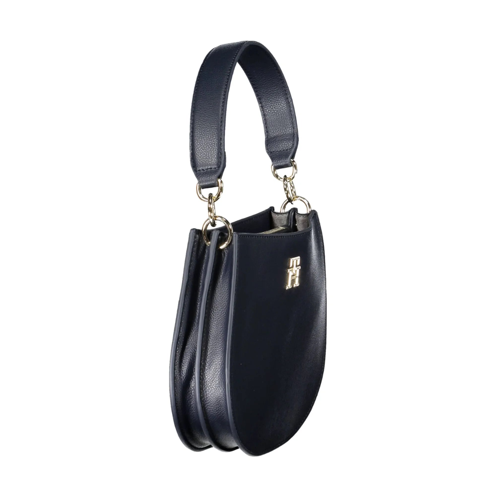Tommy Hilfiger Borsa a Tracolla Donna Blu Chiusura con Zip Logo Borse - vista 3