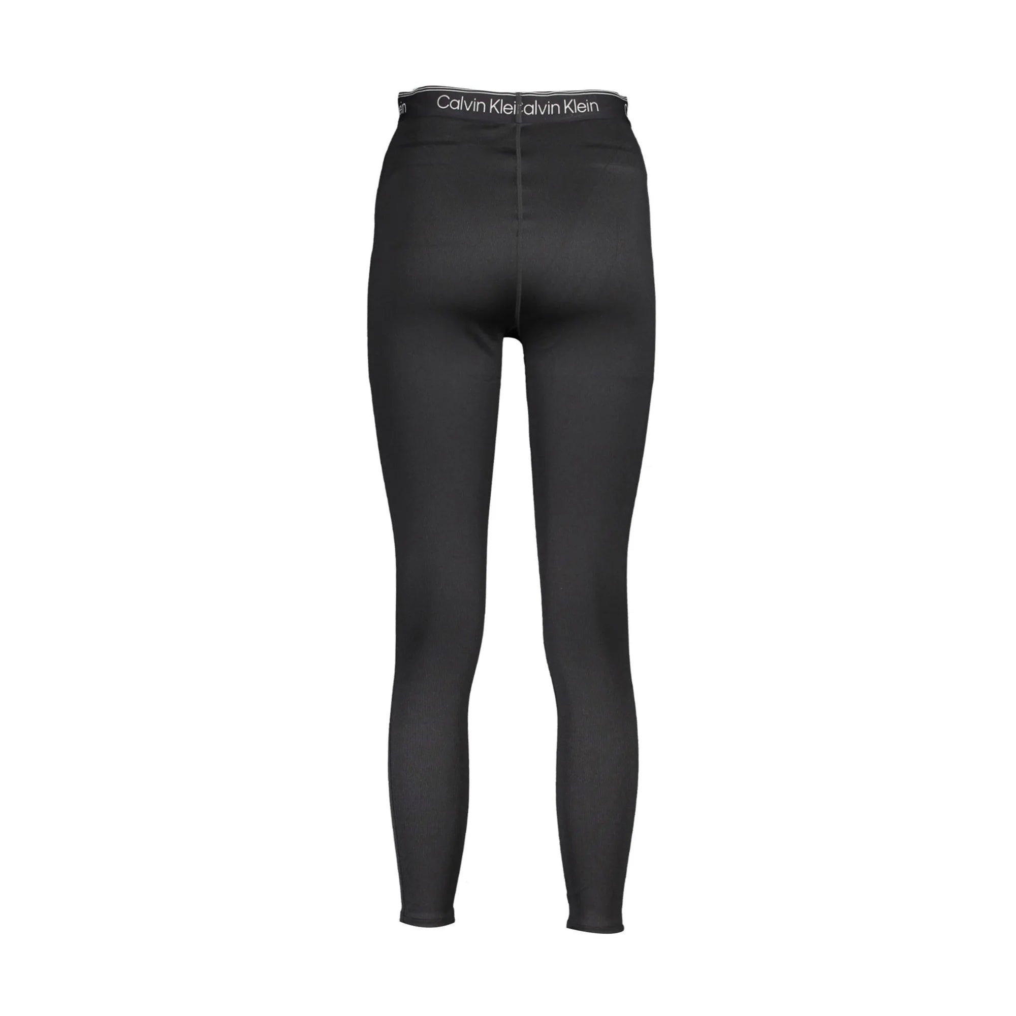 Calvin Klein Pantaloni Leggins Donna Nero Stampa Logo - vista 2