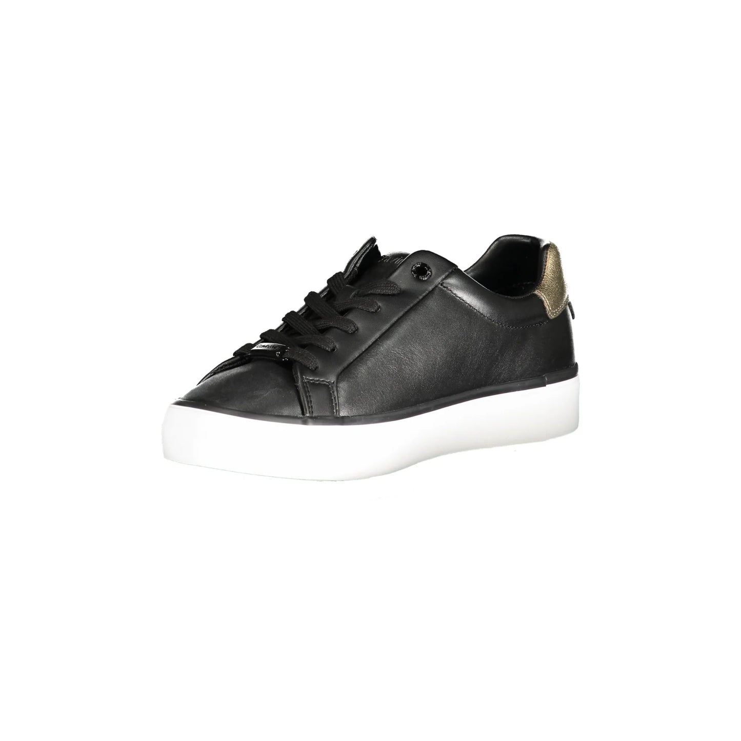 CALVIN KLEIN Scarpe Sneakers Donna Nere con Dettagli a Contrasto nero - vista 3