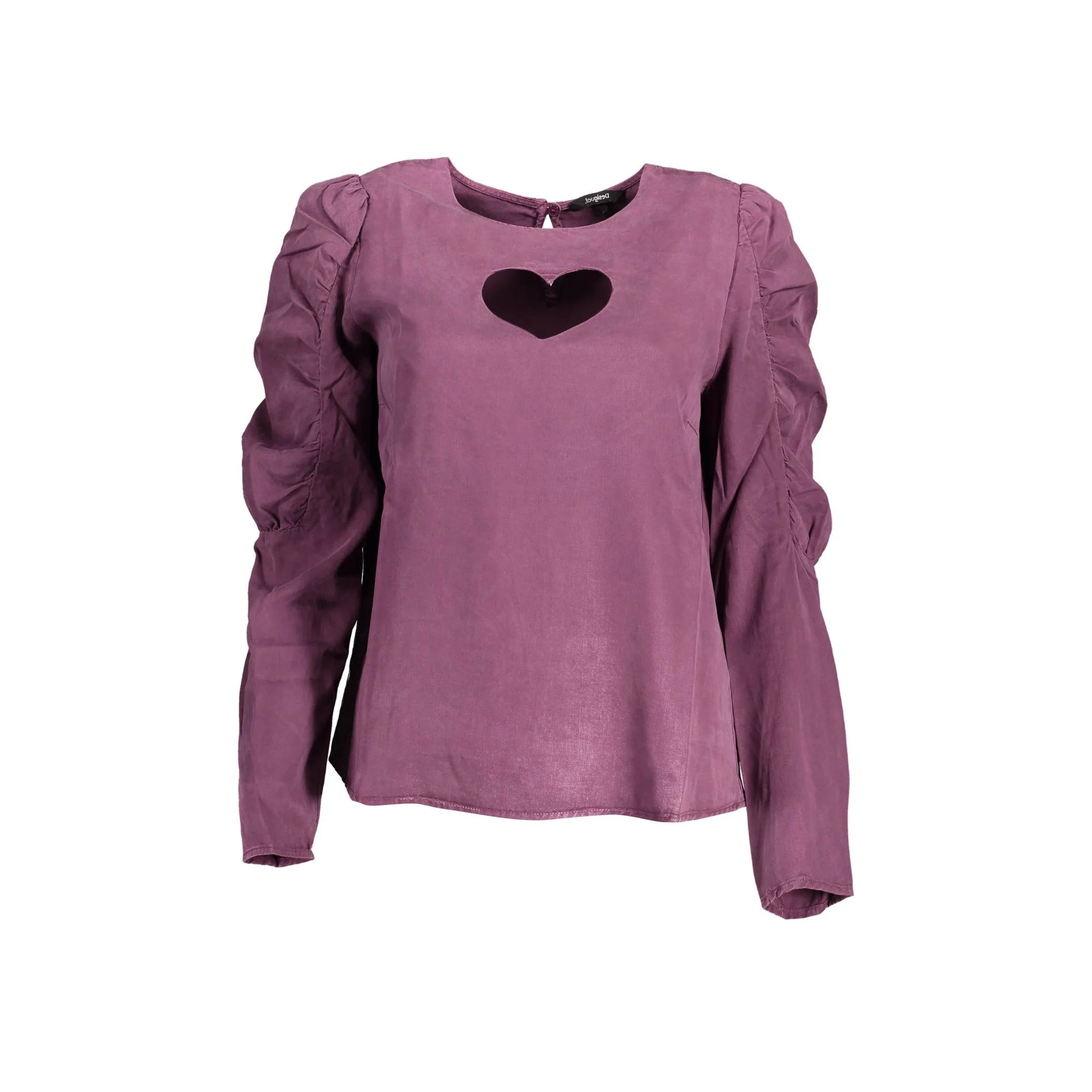 DESIGUAL CAMICIA MANICHE LUNGHE DONNA VIOLA