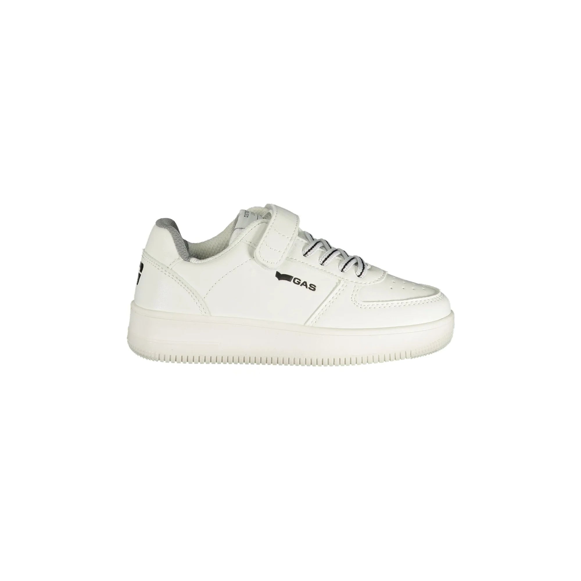 Gas Sneakers Unisex Bianche Stampa Logo Bianco - foto prodotto