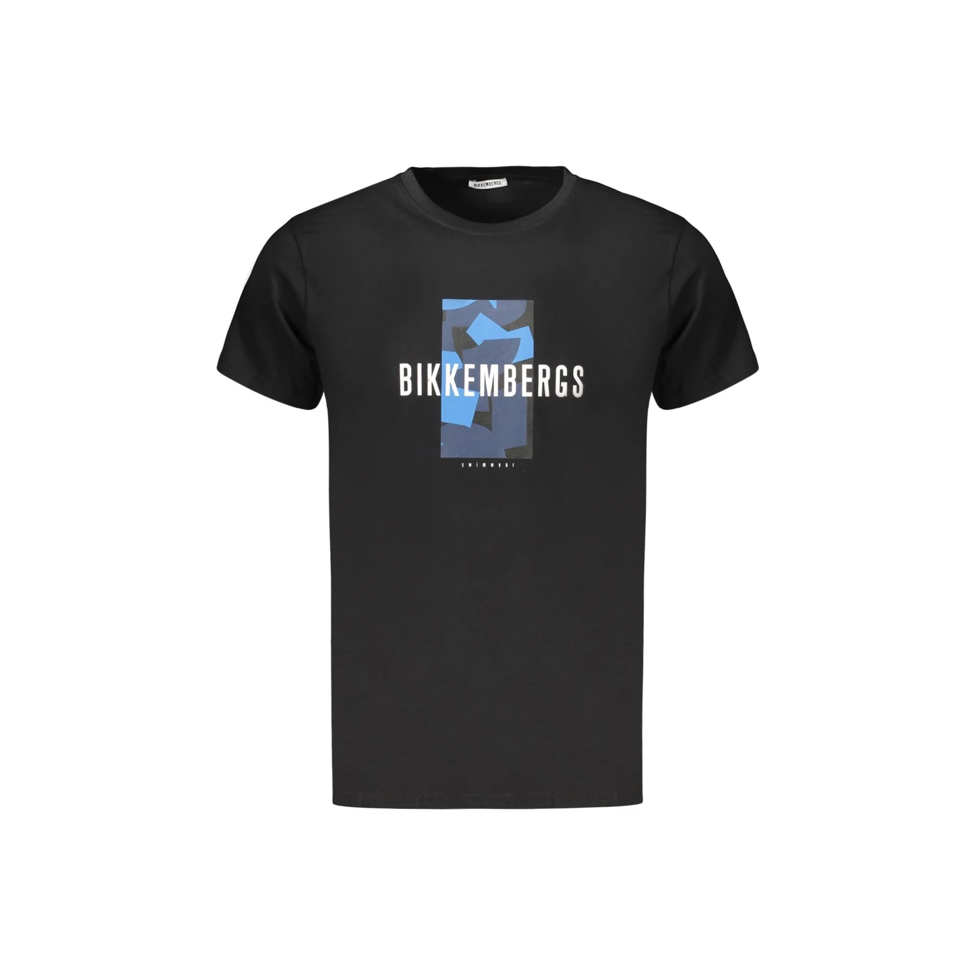 BIKKEMBERGS T-SHIRT MANICHE CORTE UOMO NERO