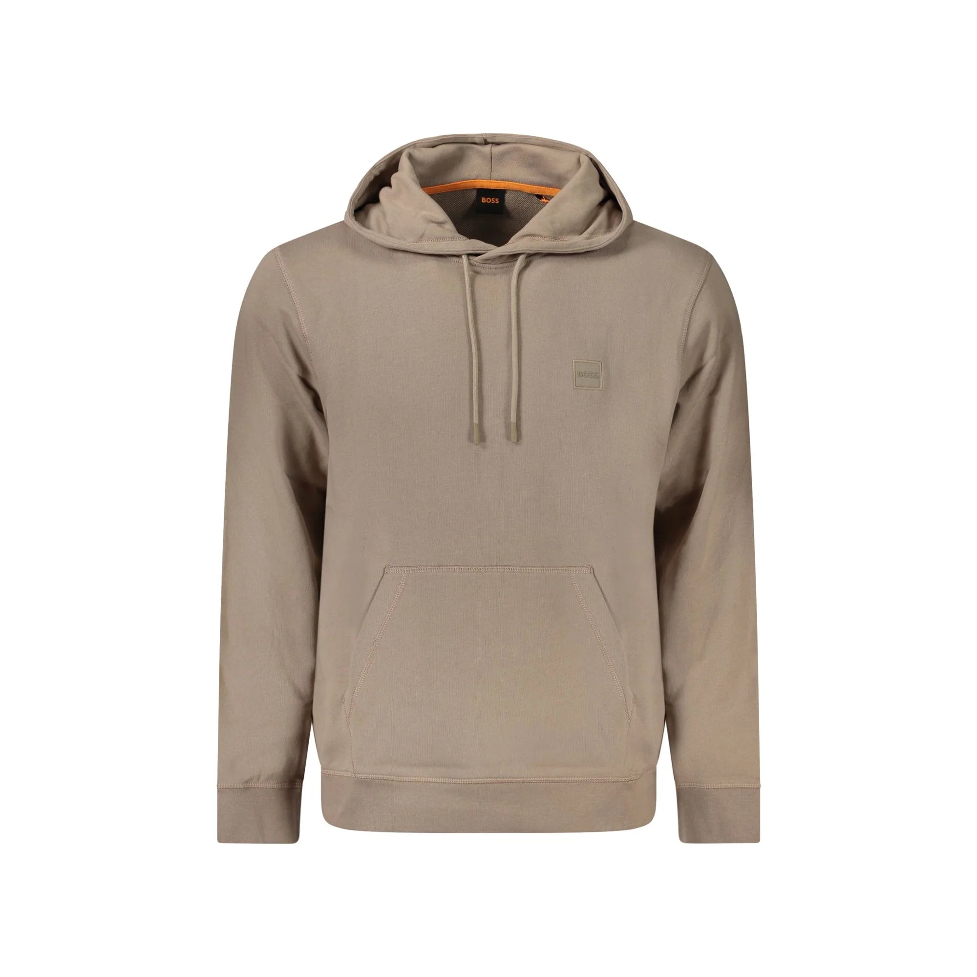 HUGO BOSS FELPA SENZA ZIP UOMO MARRONE