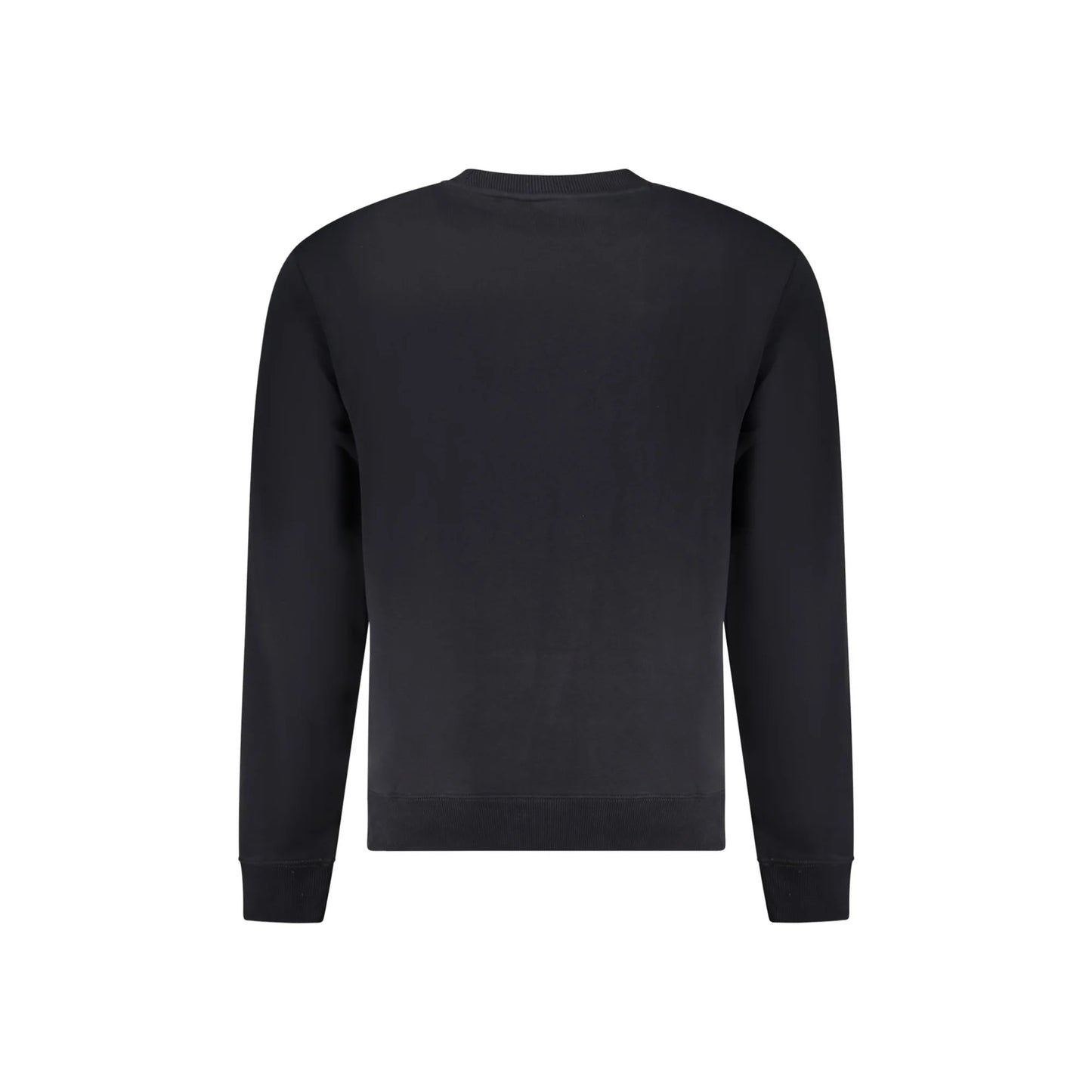 Napapijri Felpa Uomo Nera Girocollo Relaxed Fit Logo Felpe nero - vista 2