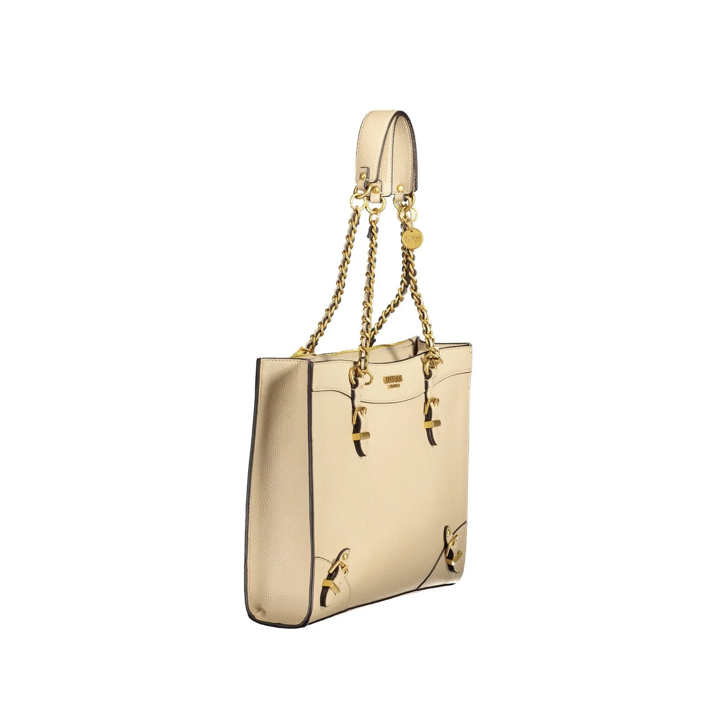 Guess Jeans Borsa a Spalla Donna beige Chiusura con Zip Borse - vista 3