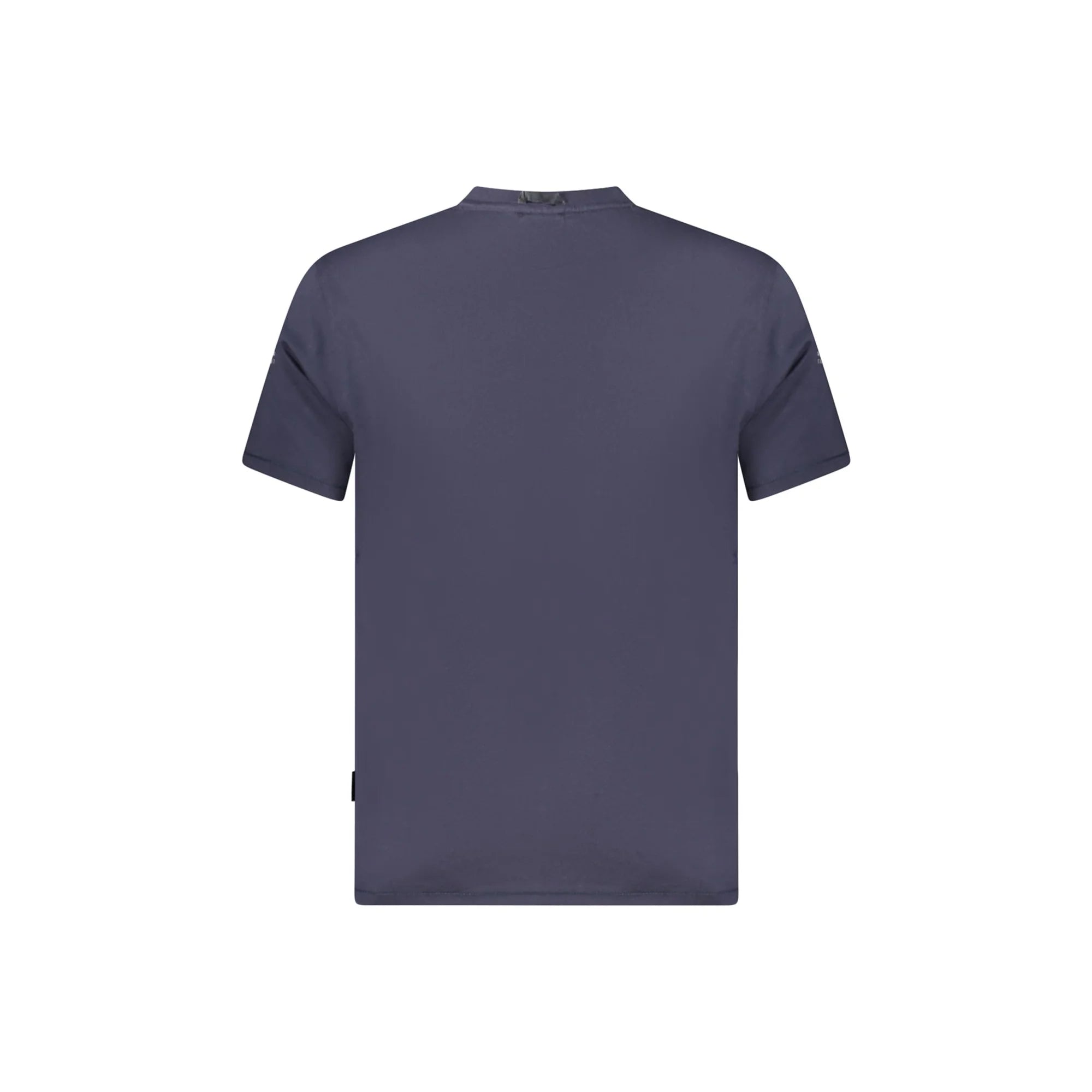 Napapijri T-Shirt Maniche Corte Uomo Blu Stampa Logo - vista 2