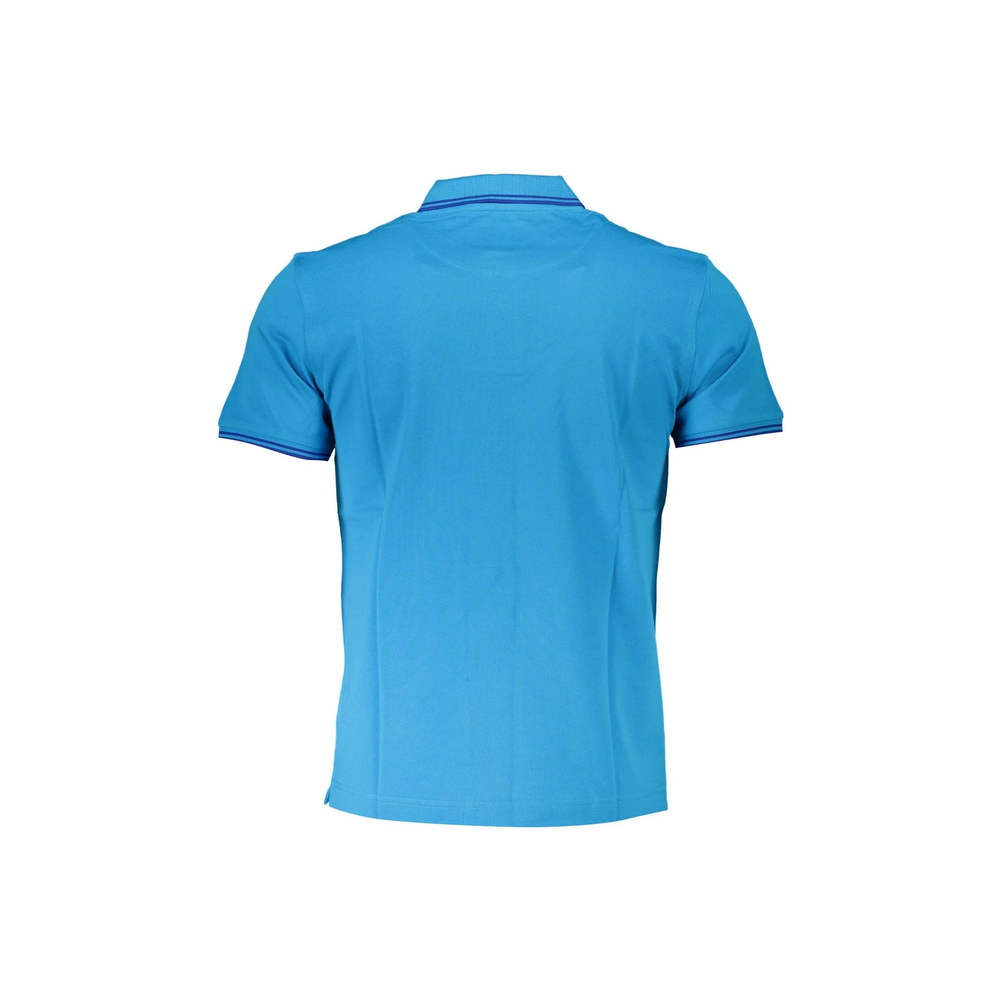 HARMONT & BLAINE POLO MANICHE CORTE UOMO AZZURRO