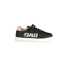 Gas αθλητικά παπούτσια κορίτσι μαύρα με στάμπα λογότυπο