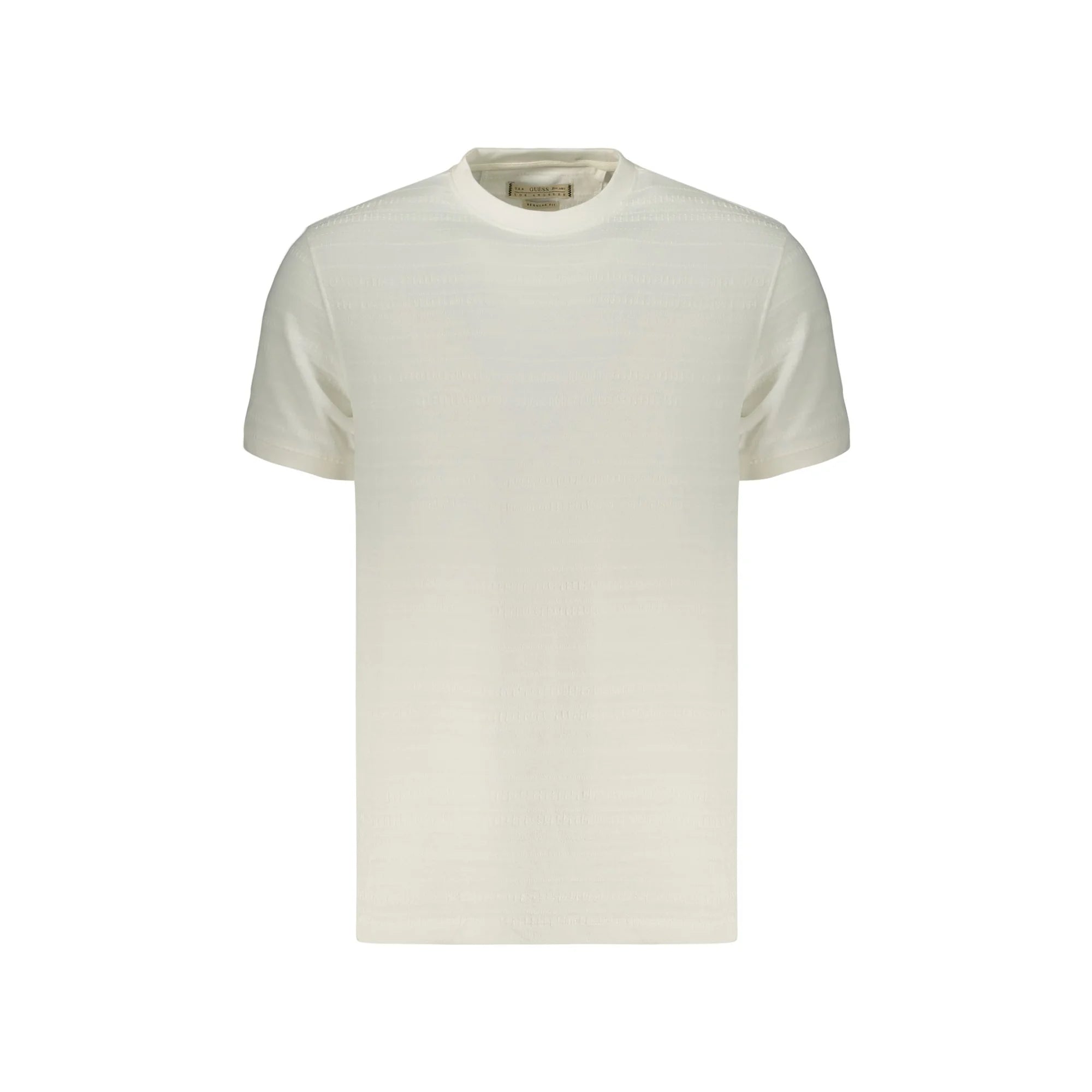 GUESS JEANS T-SHIRT MANICHE CORTE UOMO BIANCO