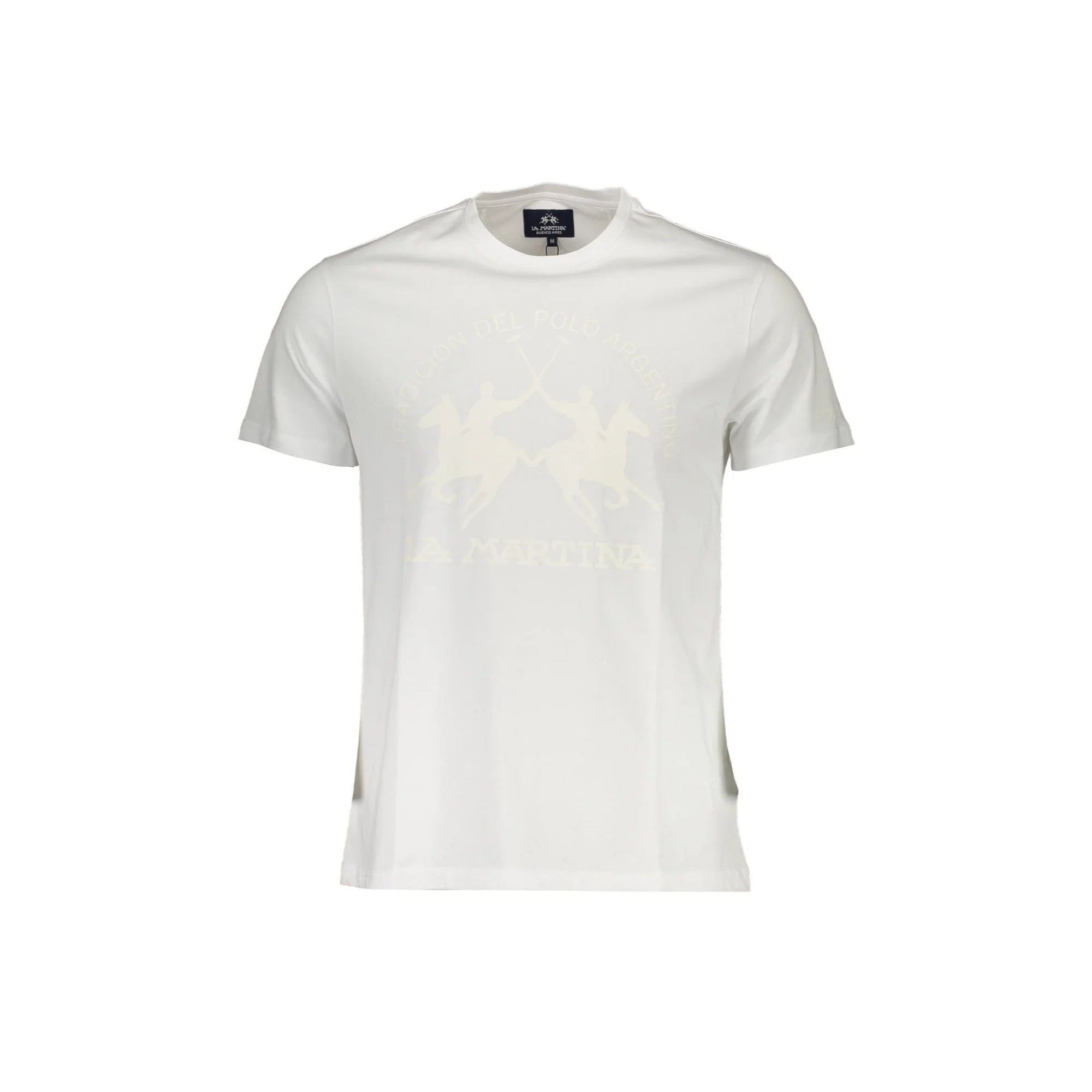 LA MARTINA T-SHIRT MANICHE CORTE UOMO BIANCO
