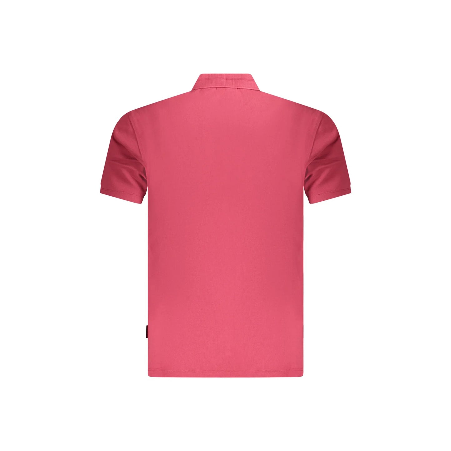 Napapijri Polo Maniche Corte Uomo Rossa Ricamo rosso - vista 2