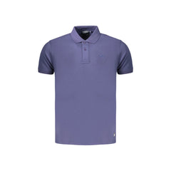 Baci&Abbracci Polo Maniche Corte Uomo Blu Ricamo