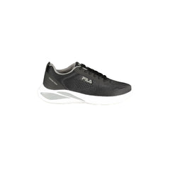 Fila Black Logo Print Sneakers for Men