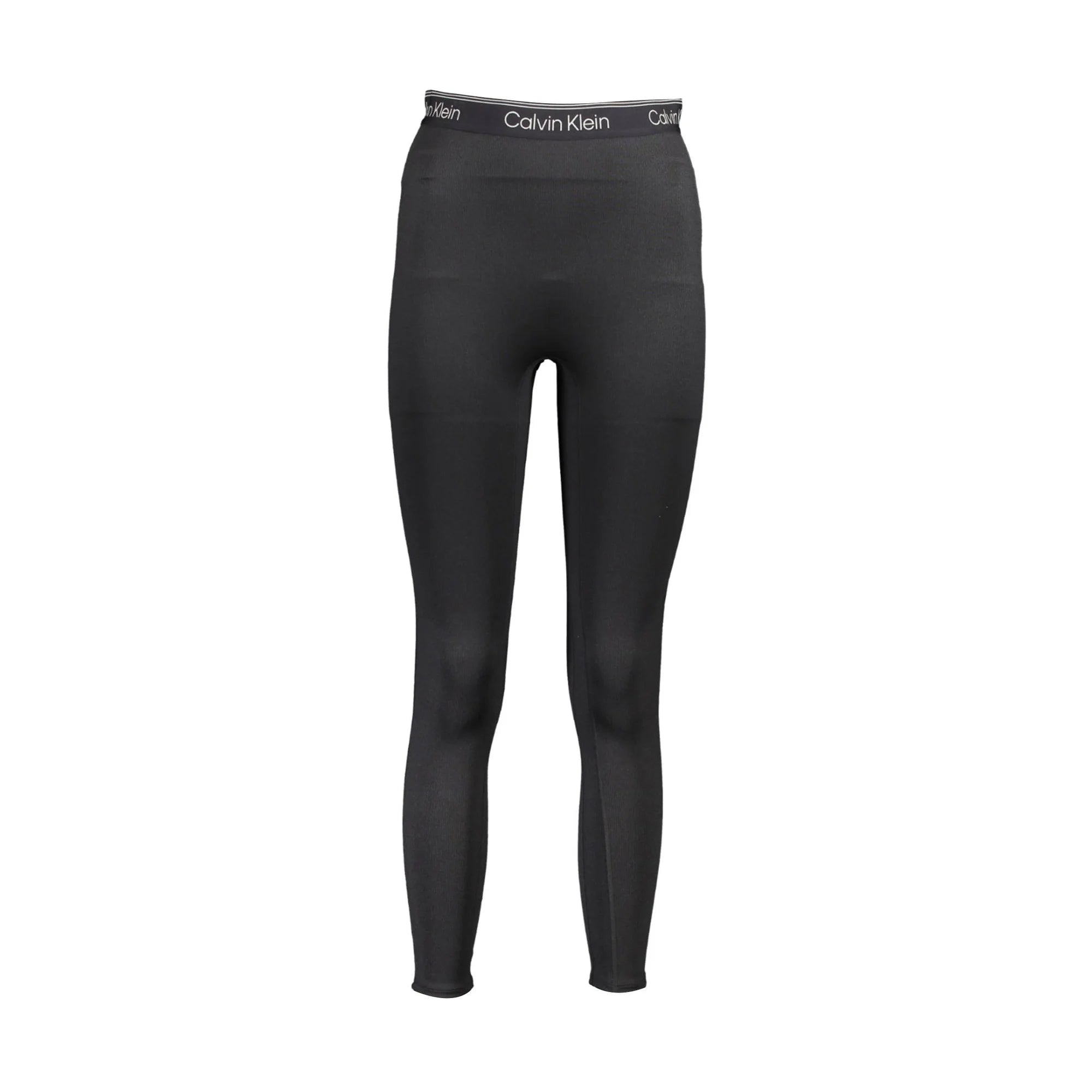 Calvin Klein Pantaloni Leggins Donna Nero Stampa Logo - foto prodotto