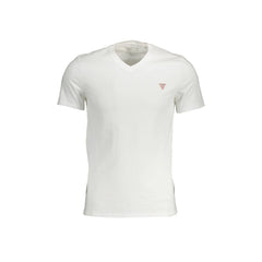 Guess Jeans T-Shirt Maniche Corte Uomo Bianca Logo
