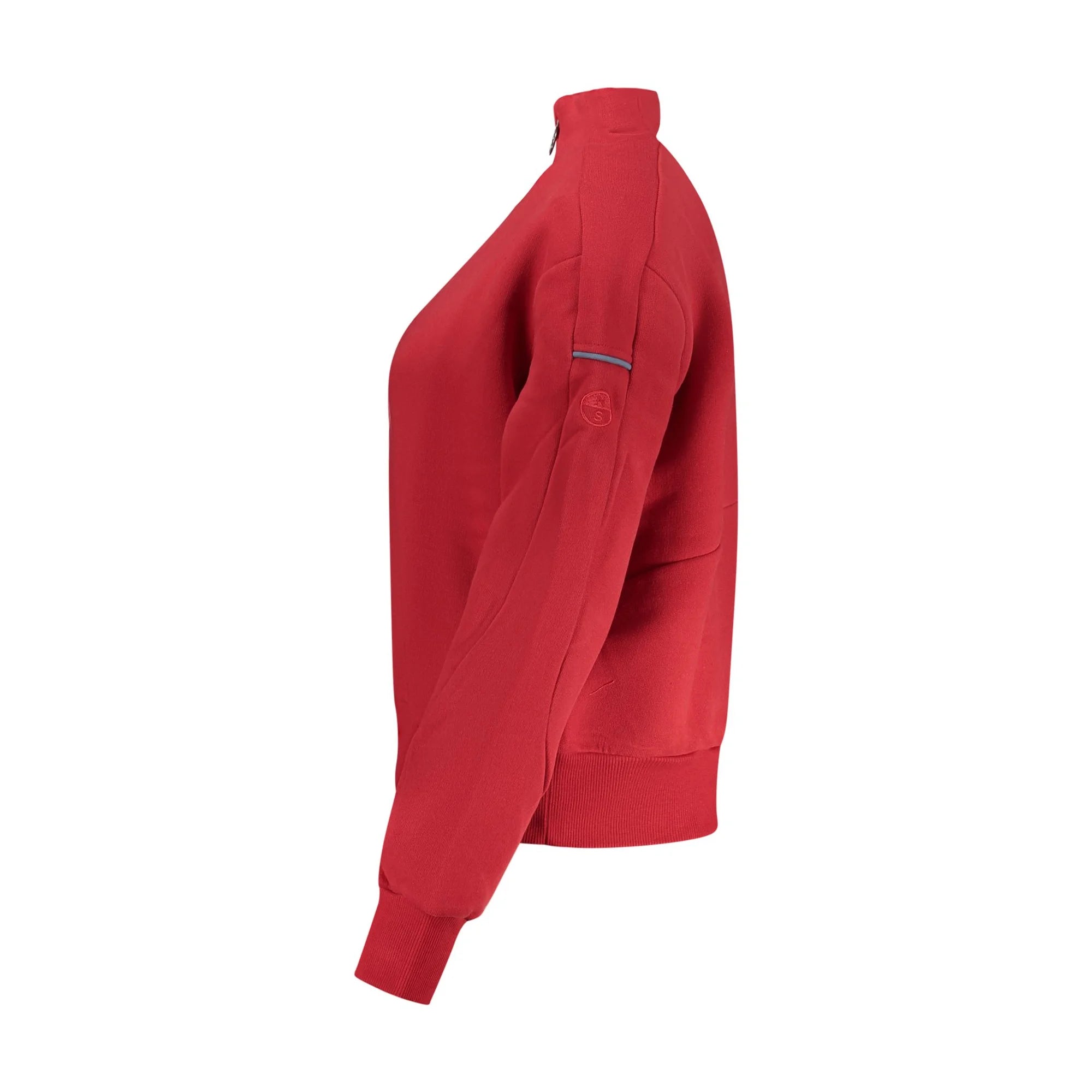 NORTH SAILS FELPA SENZA ZIP DONNA ROSSO