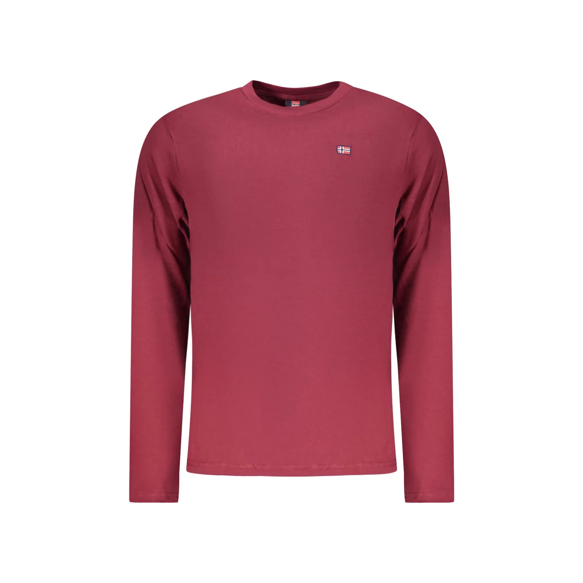 NORWAY 1963 T-SHIRT MANICHE LUNGHE UOMO ROSSO