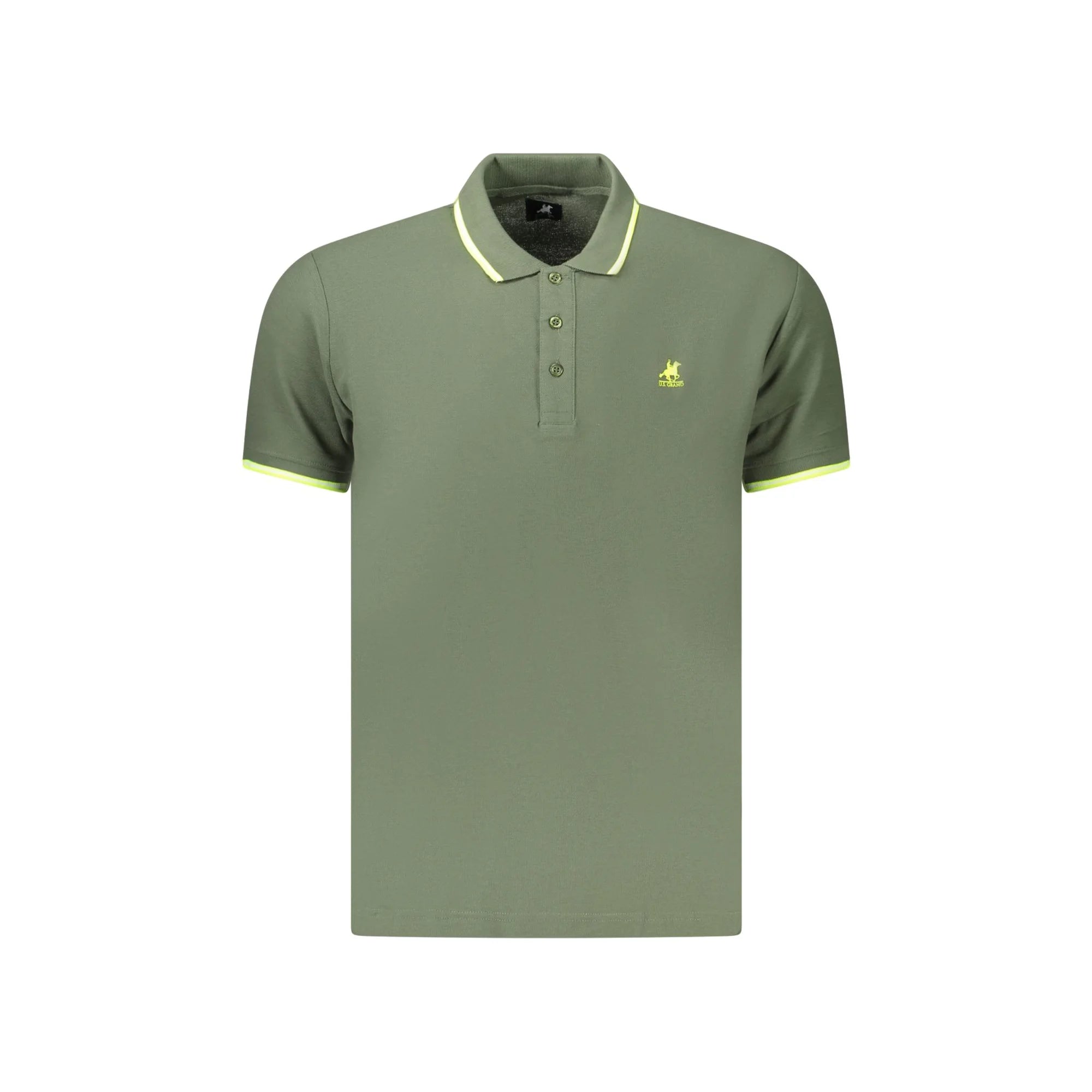 U.S. GRAND POLO MANICHE CORTE UOMO VERDE