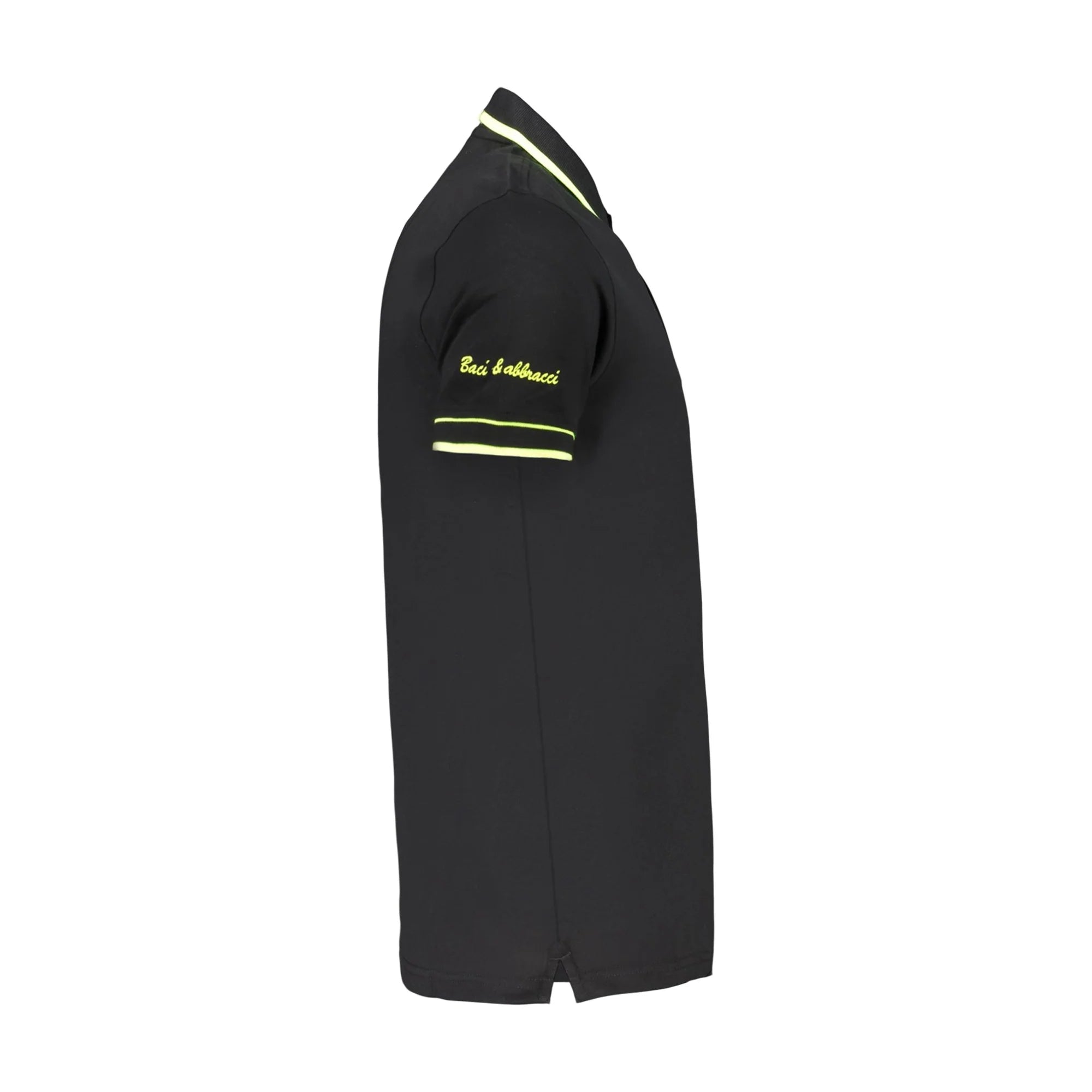 BACI&ABBRACCI POLO MANICHE CORTE UOMO NERO