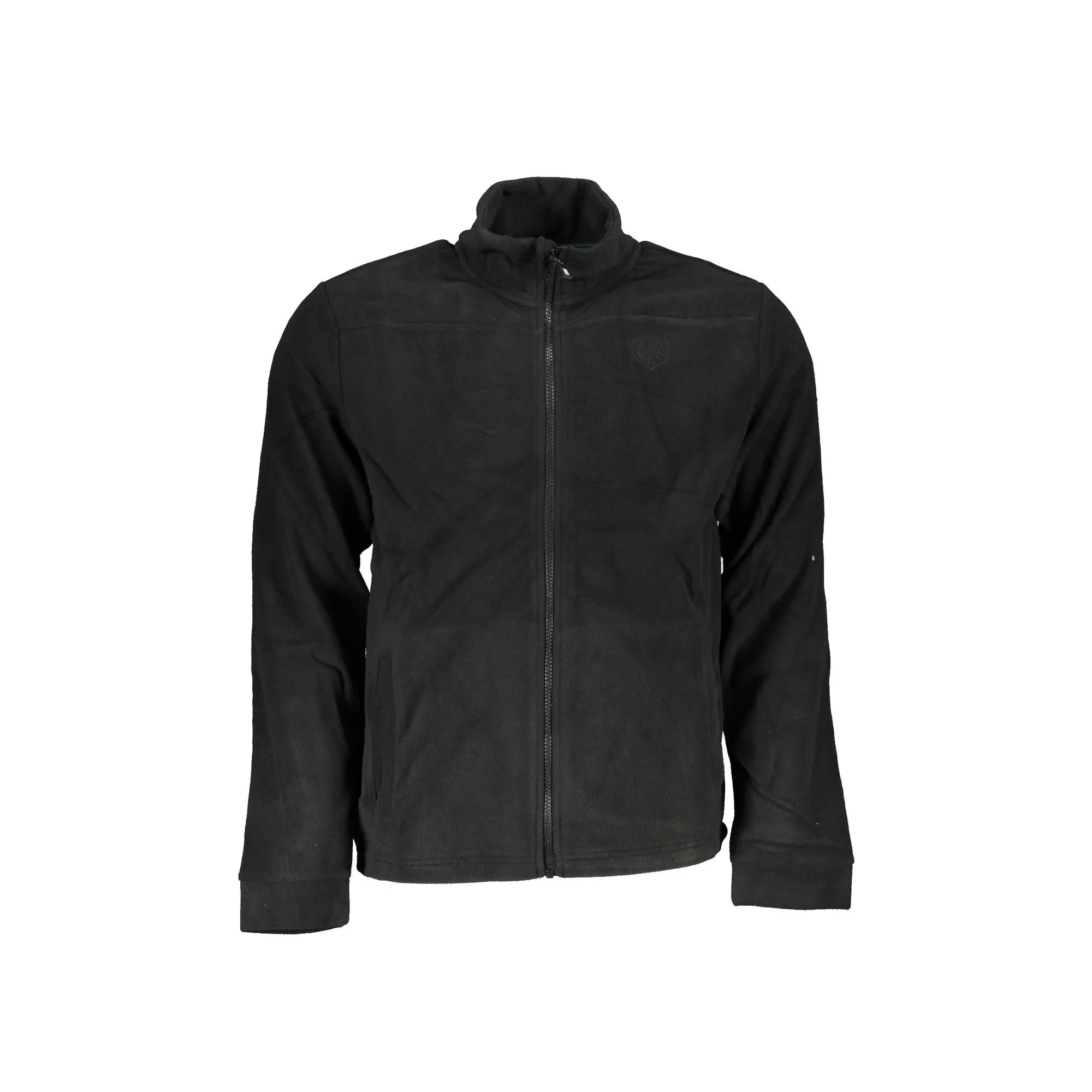 GIAN MARCO VENTURI FELPA CON ZIP UOMO NERO