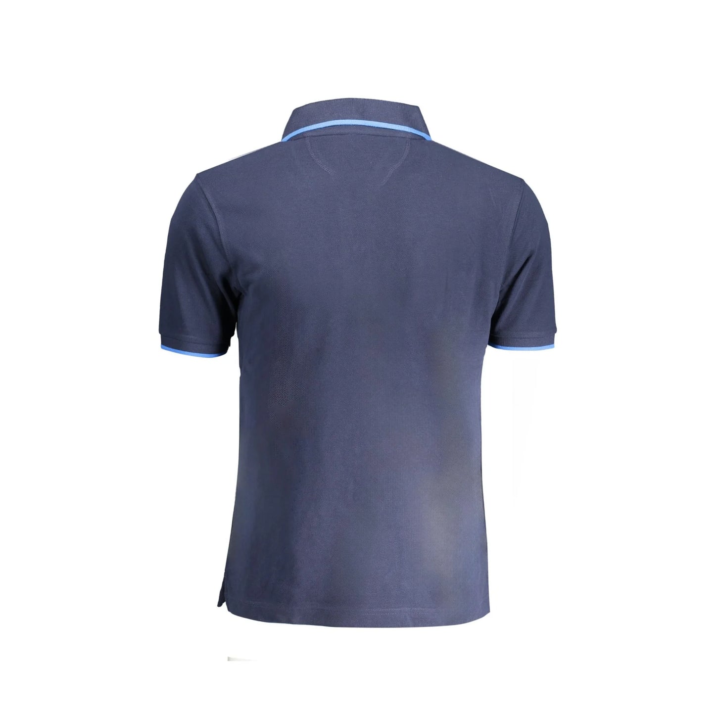 La Martina Polo Maniche Corte Uomo Blu Ricamo - vista 3
